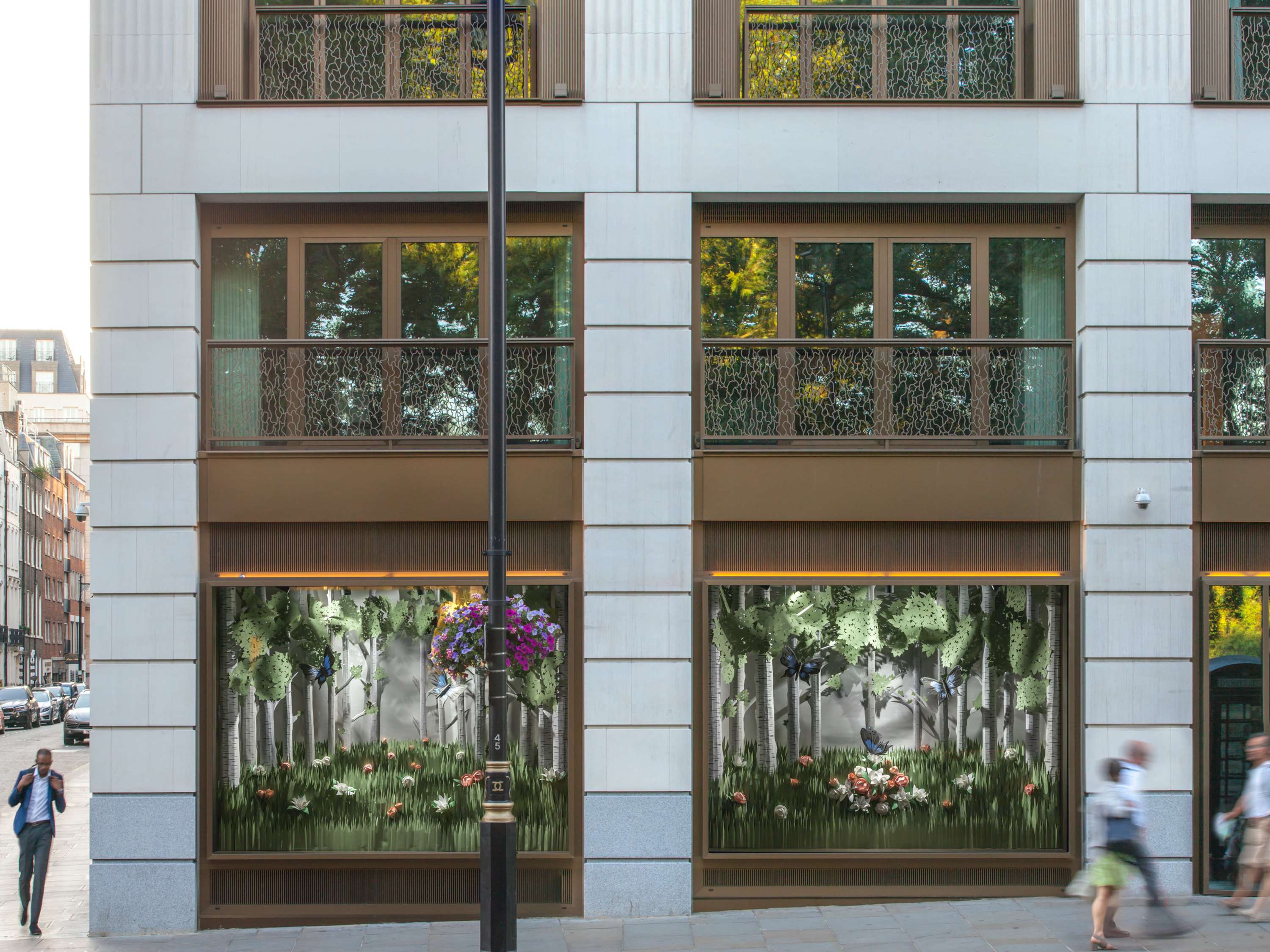 Andy Singleton Window displays for Clarges, Mayfair by Tess Redburn
