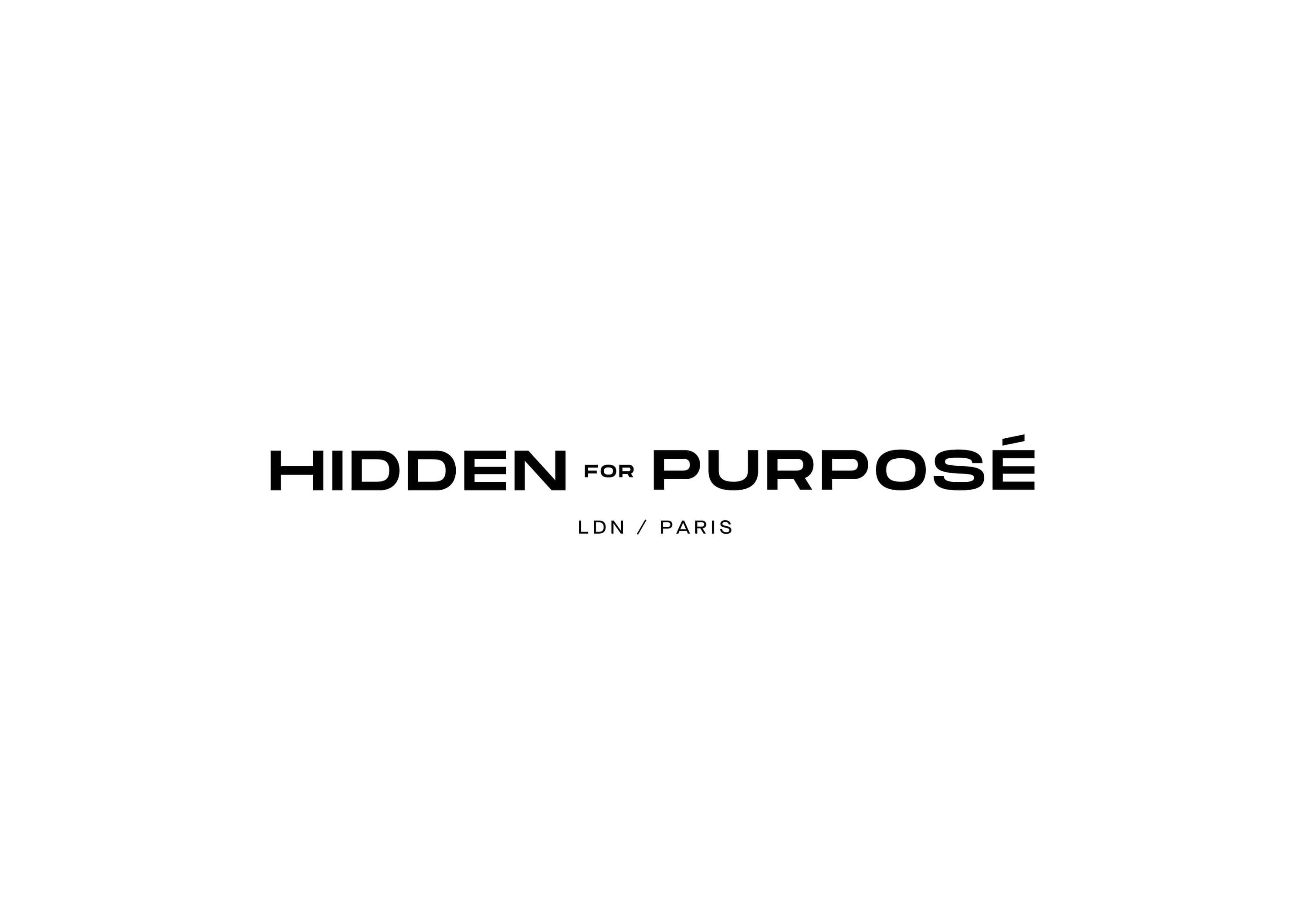 HIDDEN FOR PURPOSÉ by MAN MADE