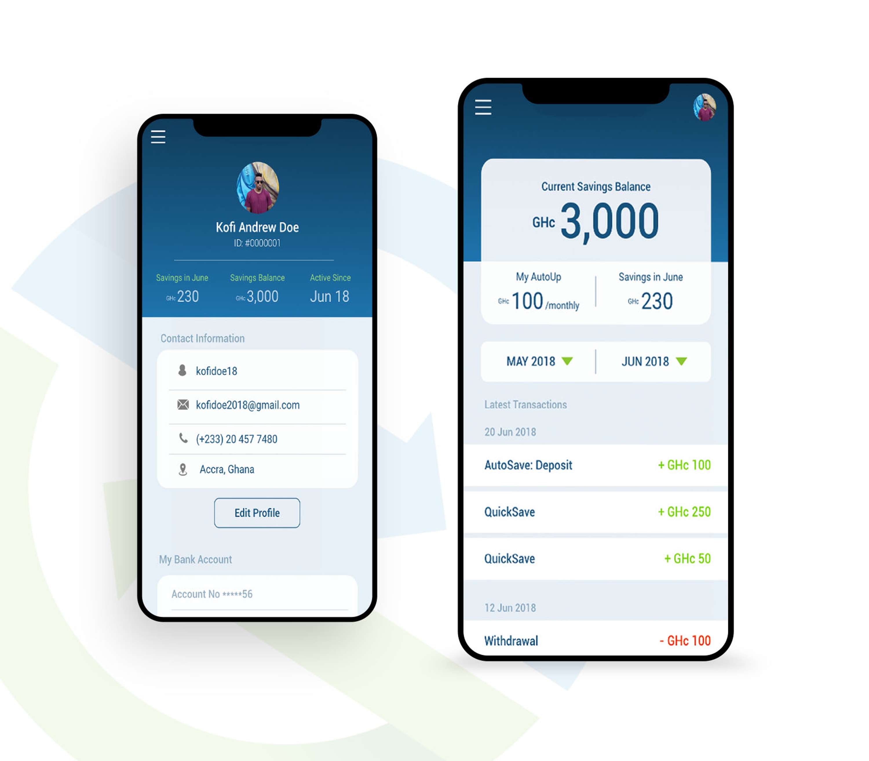 Save Up App Design by Stefani Tamakloe