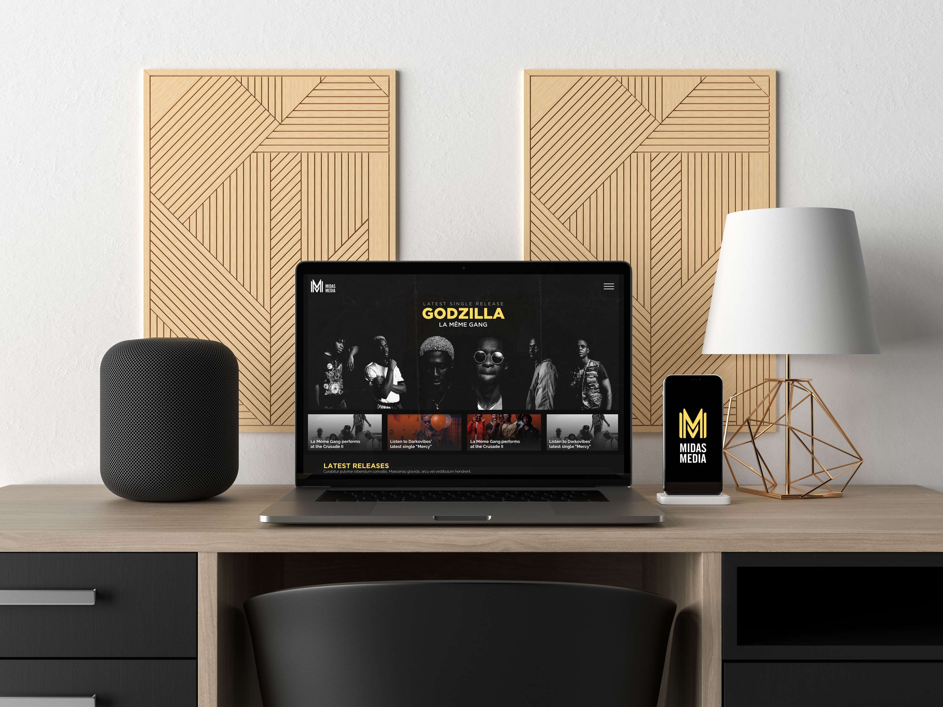 Midas Media UI Design by Stefani Tamakloe