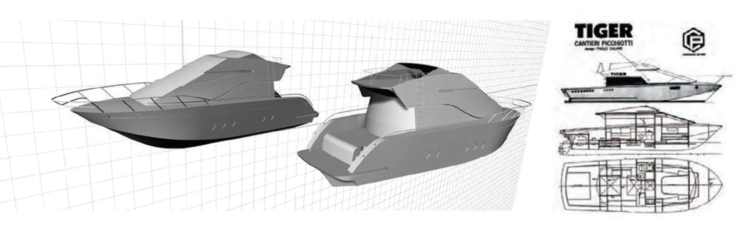 Motorboat_3d modelling + rendering by Matteo Mugnai