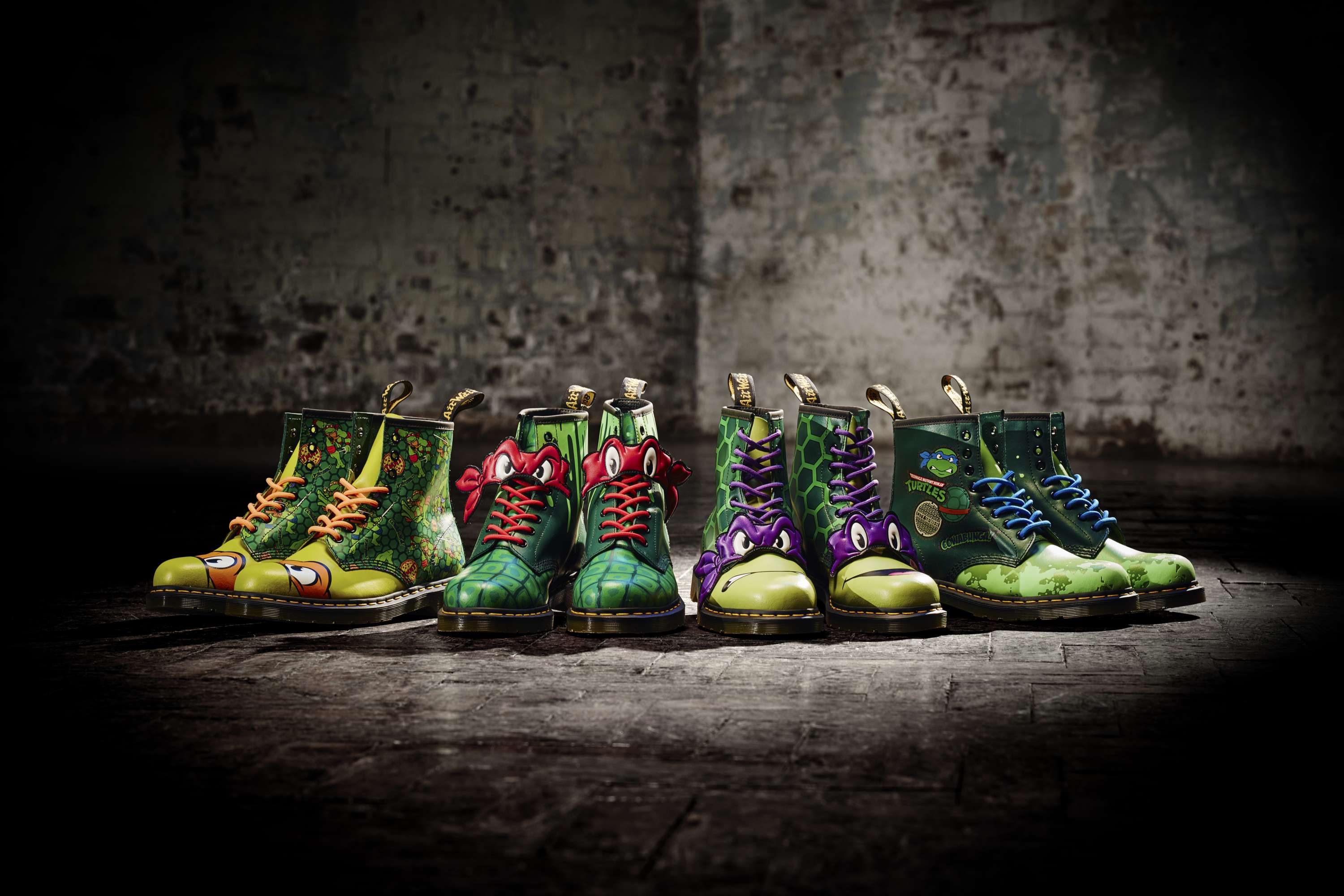 Dr Martens x TMNT by Tracey Cleland