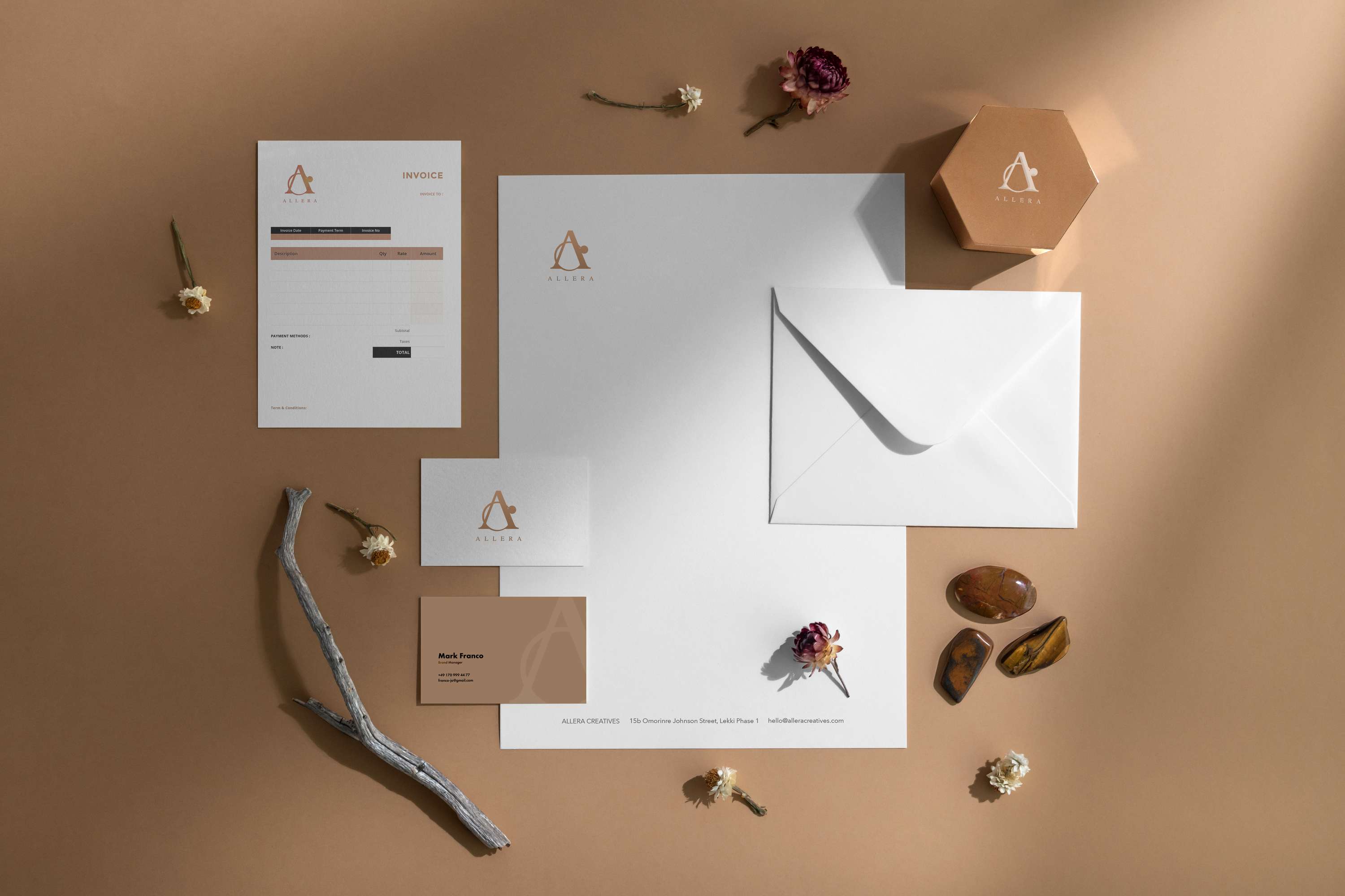 Allera Brand Identity by Yasmin Damulak