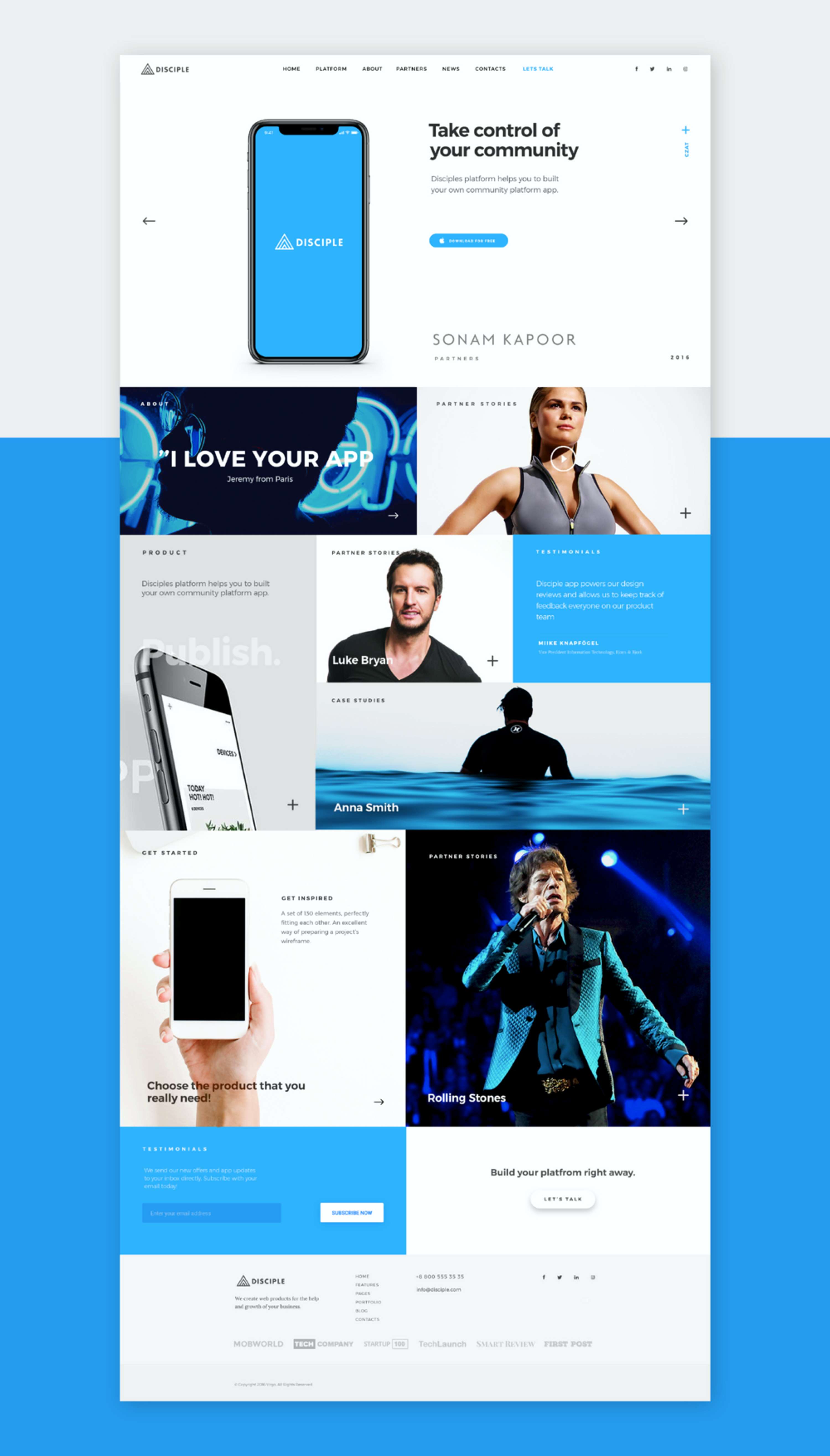 Disciplemedia - Website by Miles Hirsh