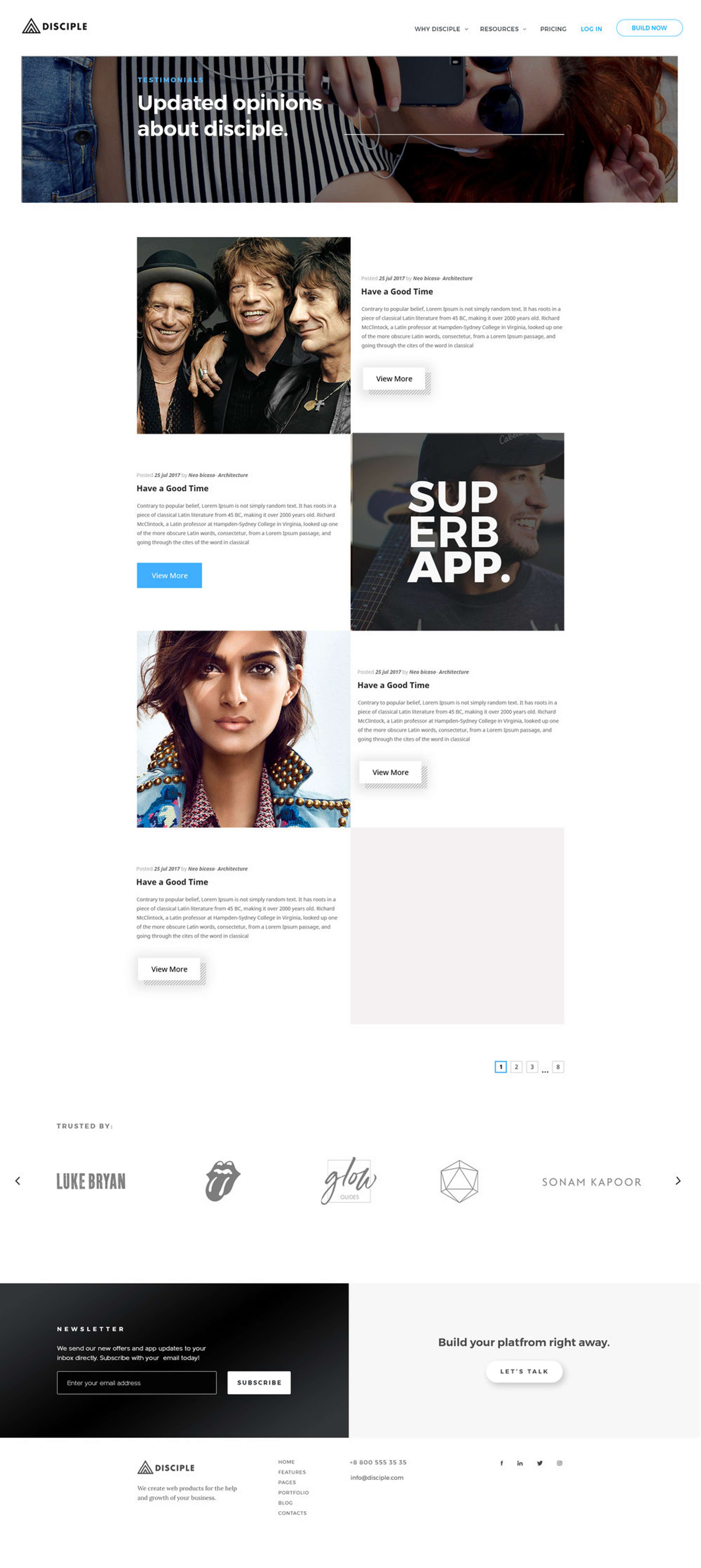 Disciplemedia - Website by Miles Hirsh