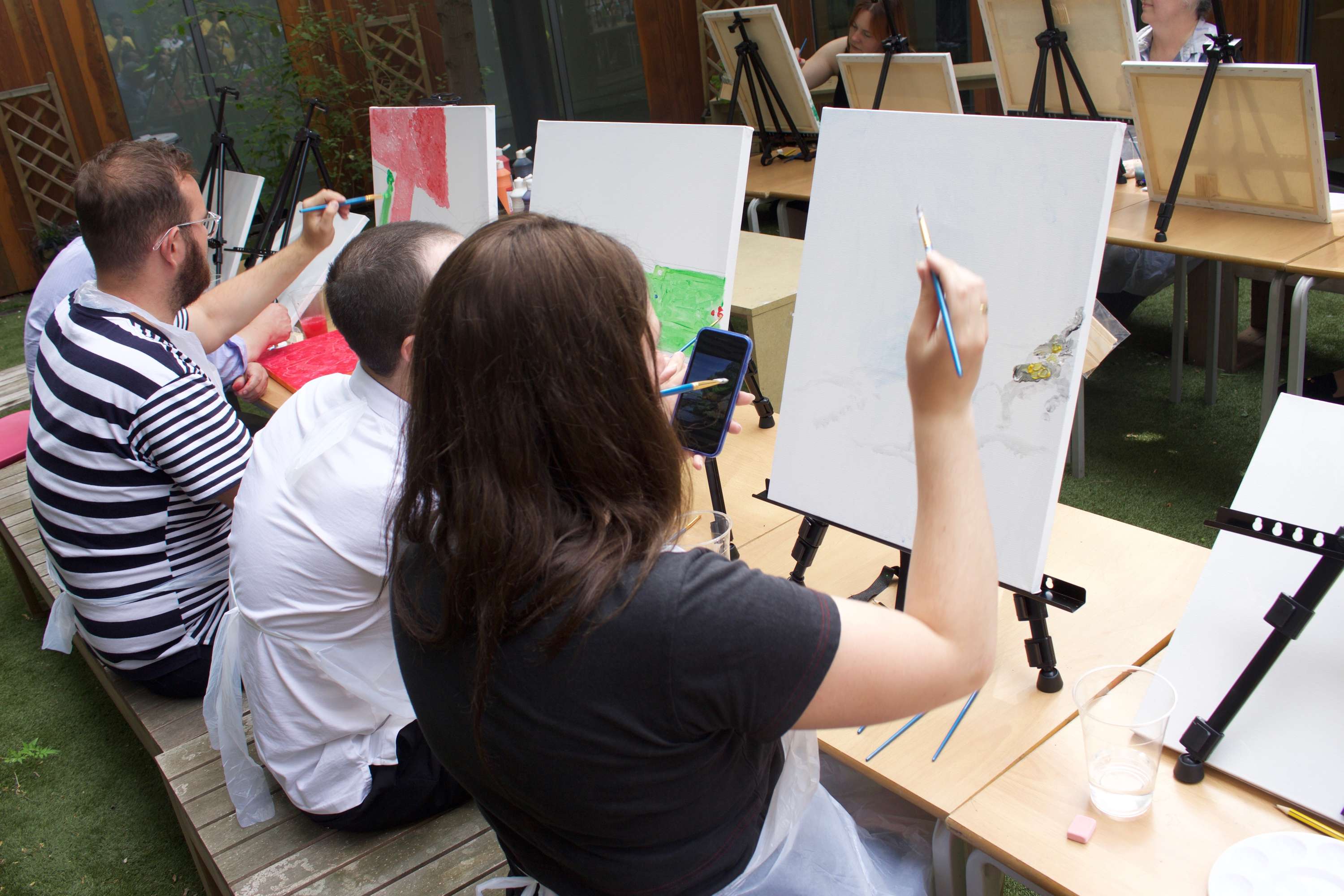 DIFFRNT: Live Painting Session at LCC by Kourtney Paul