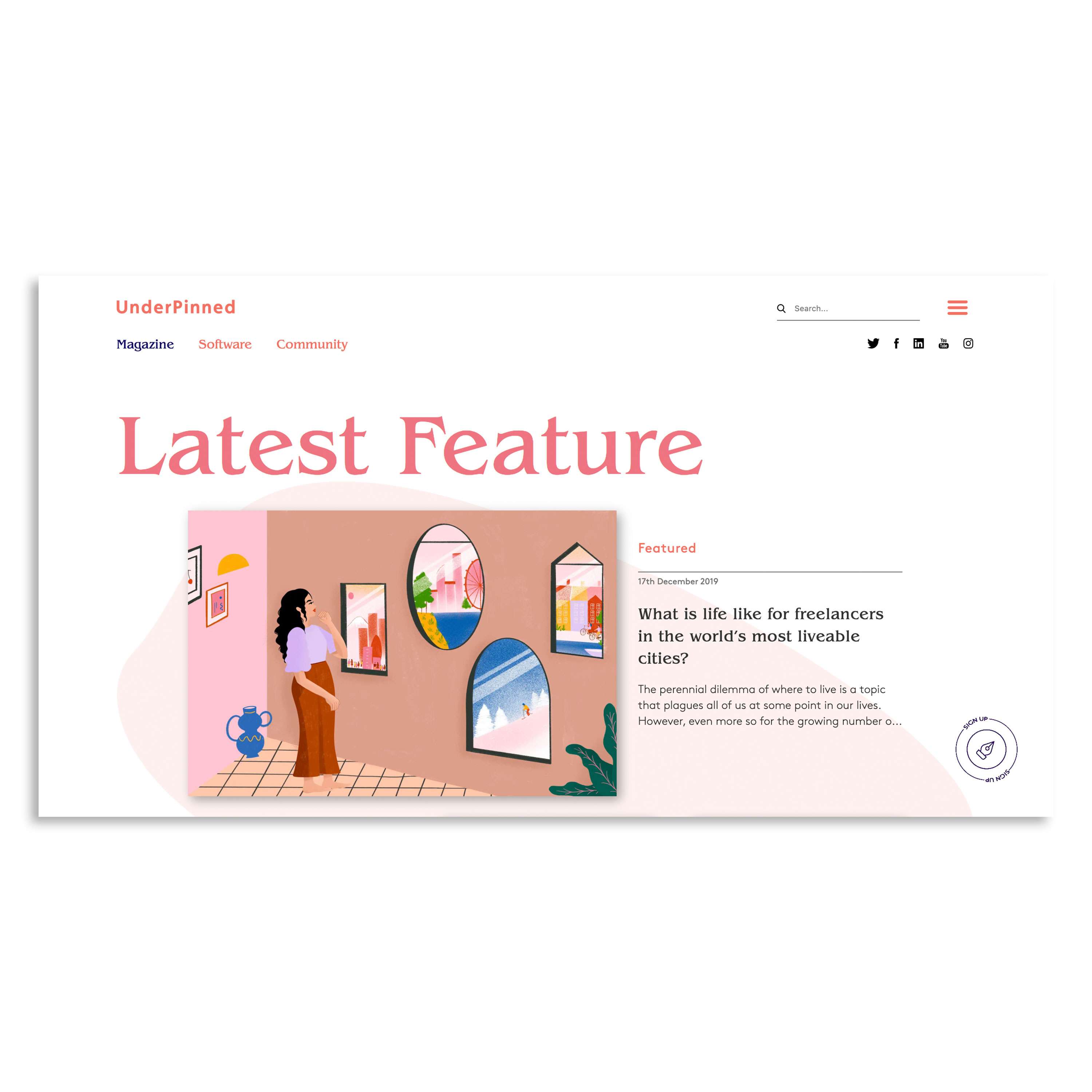 UnderPinned mag by Sneha Shanker