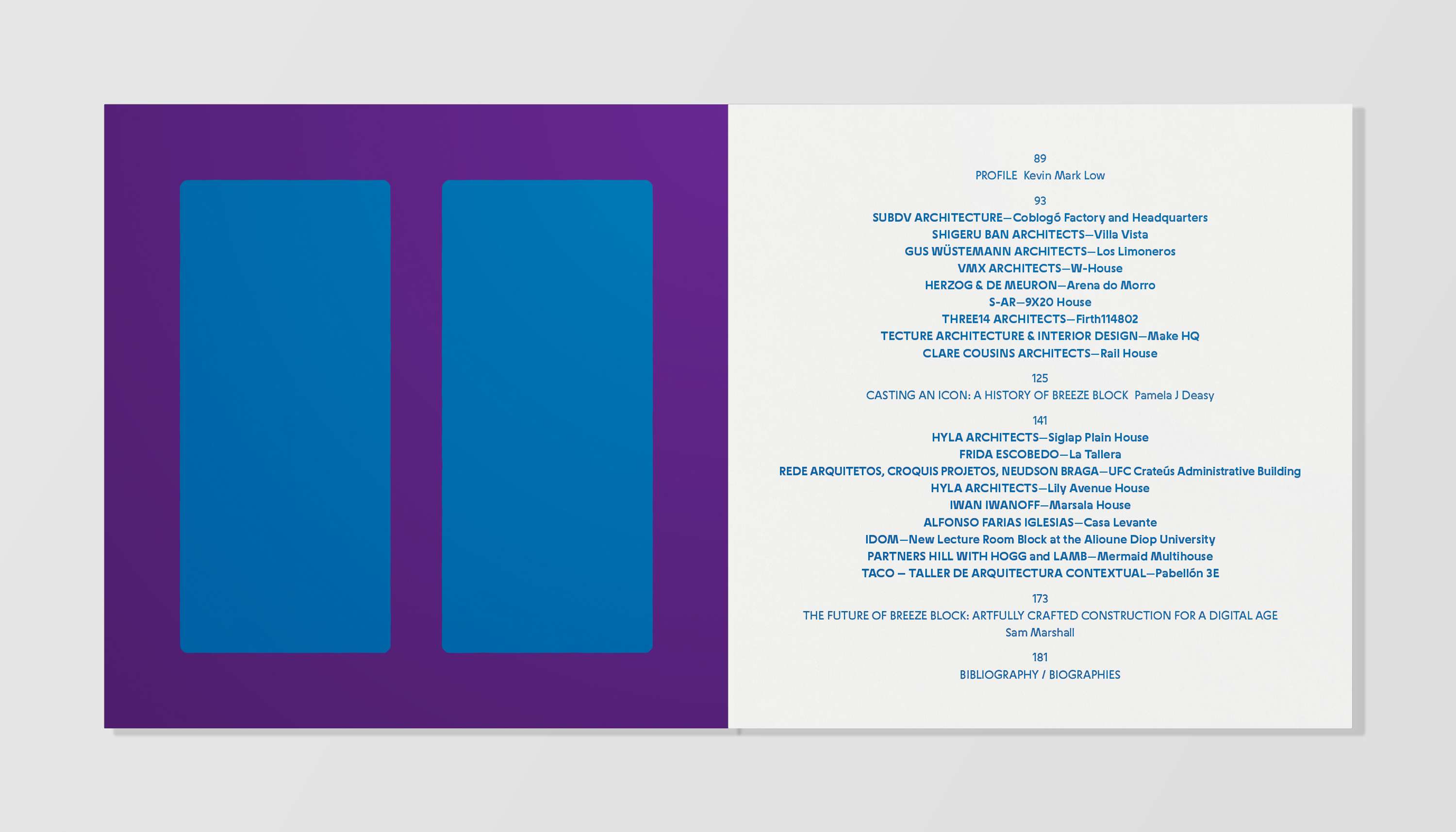 The Breeze Block Book by Michael Bojkowski
