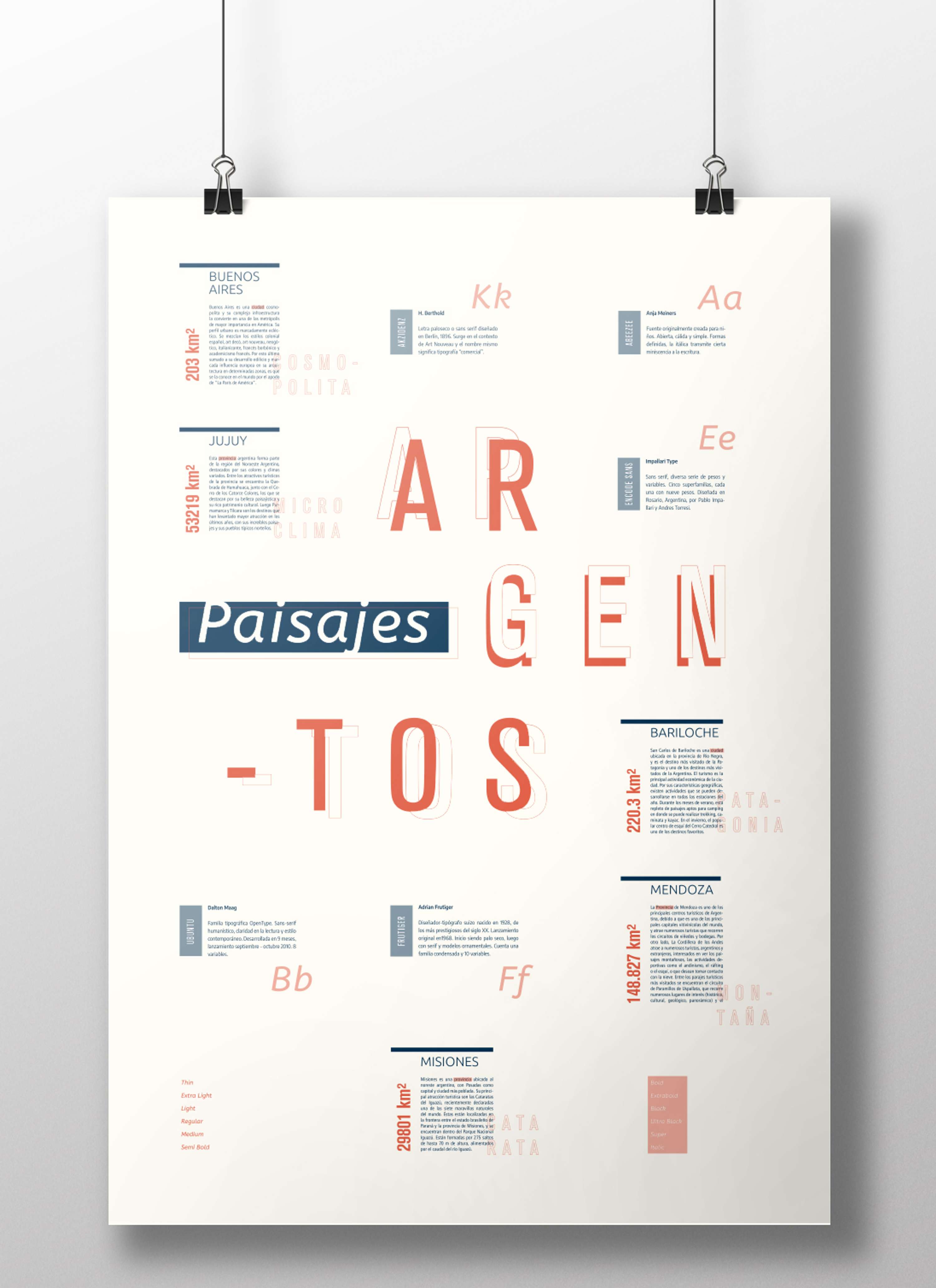 Typography Combinations by Lucia Bon