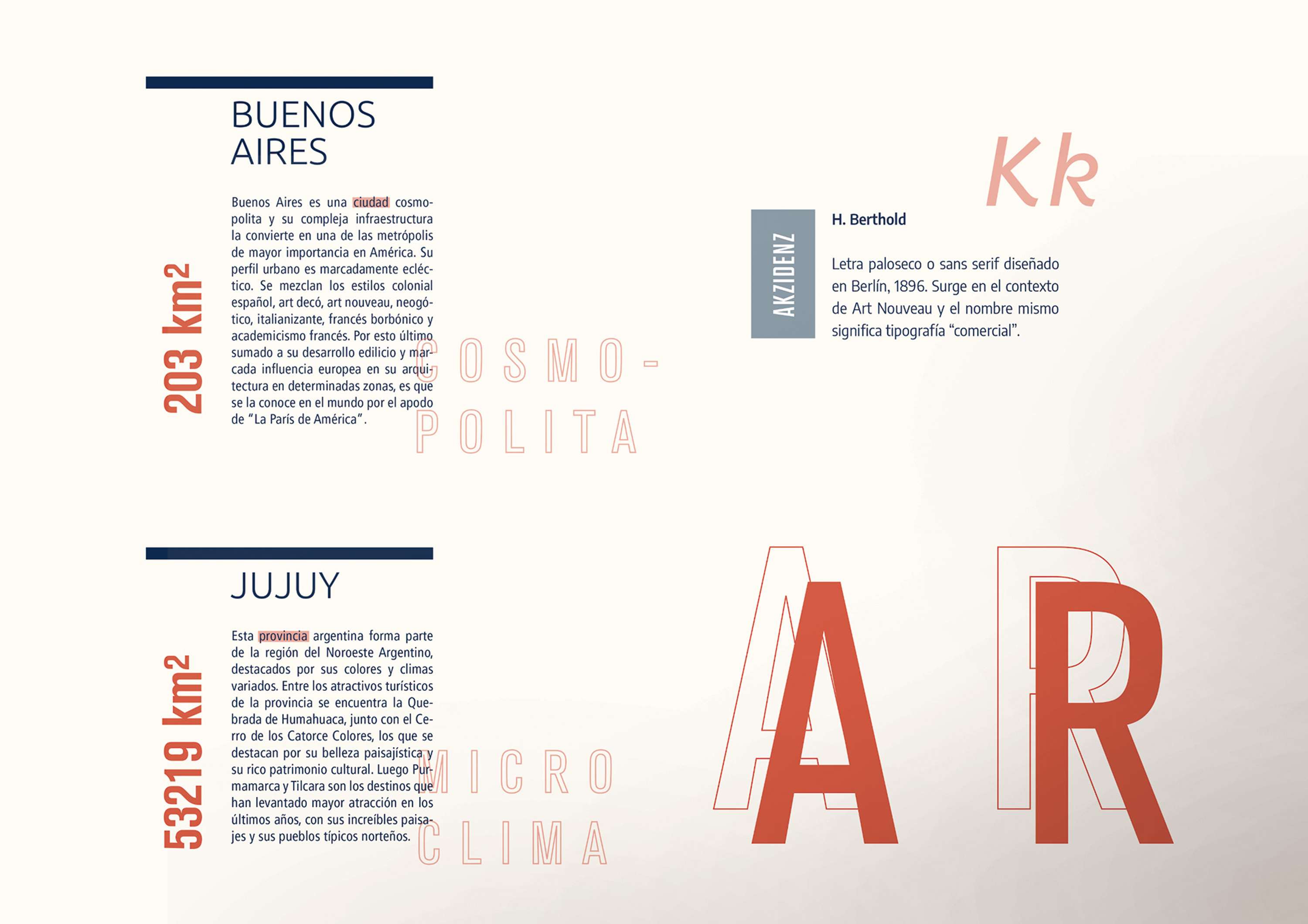 Typography Combinations by Lucia Bon
