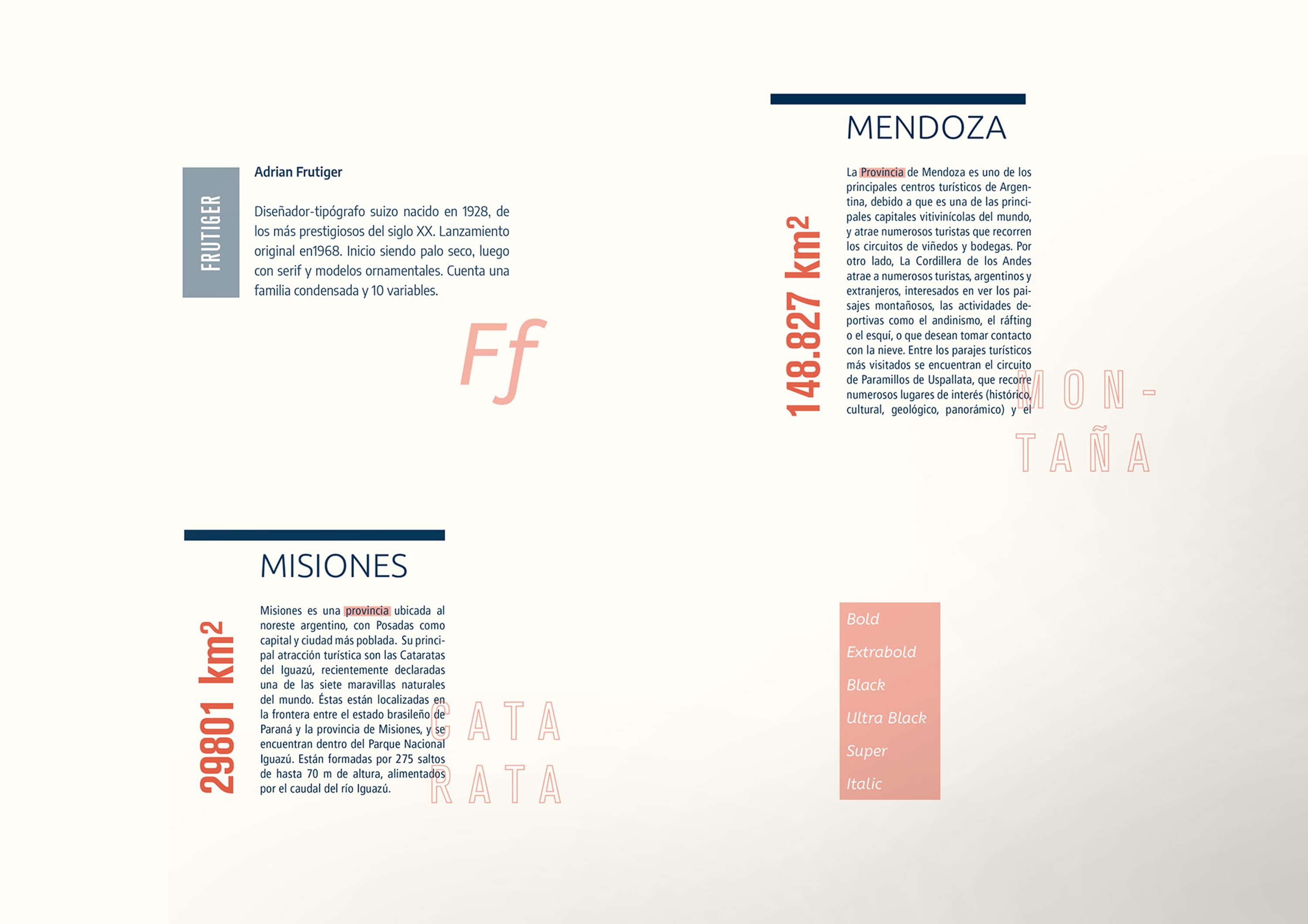 Typography Combinations by Lucia Bon