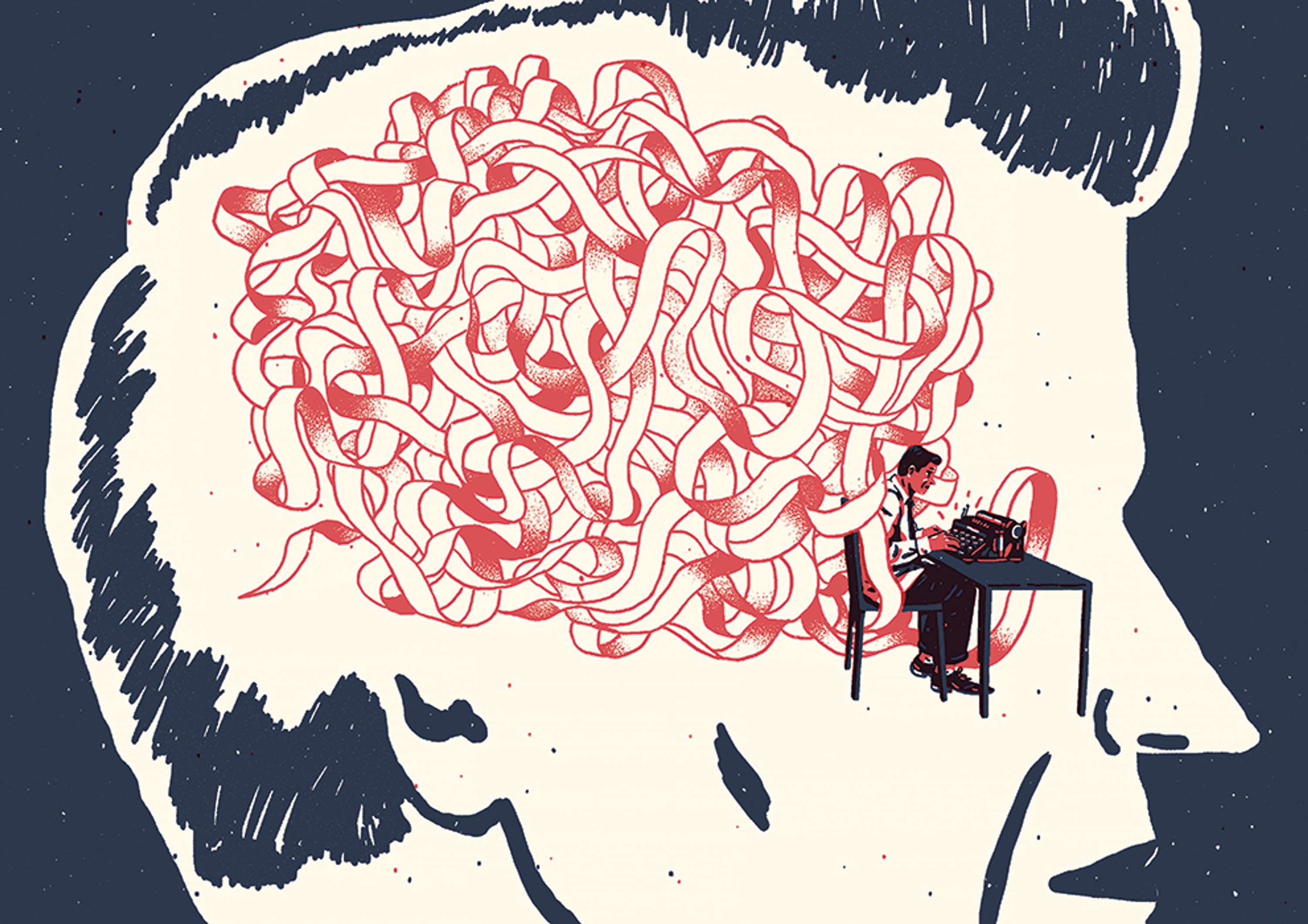 Libération - Editorial illustrations by Harry Tennant