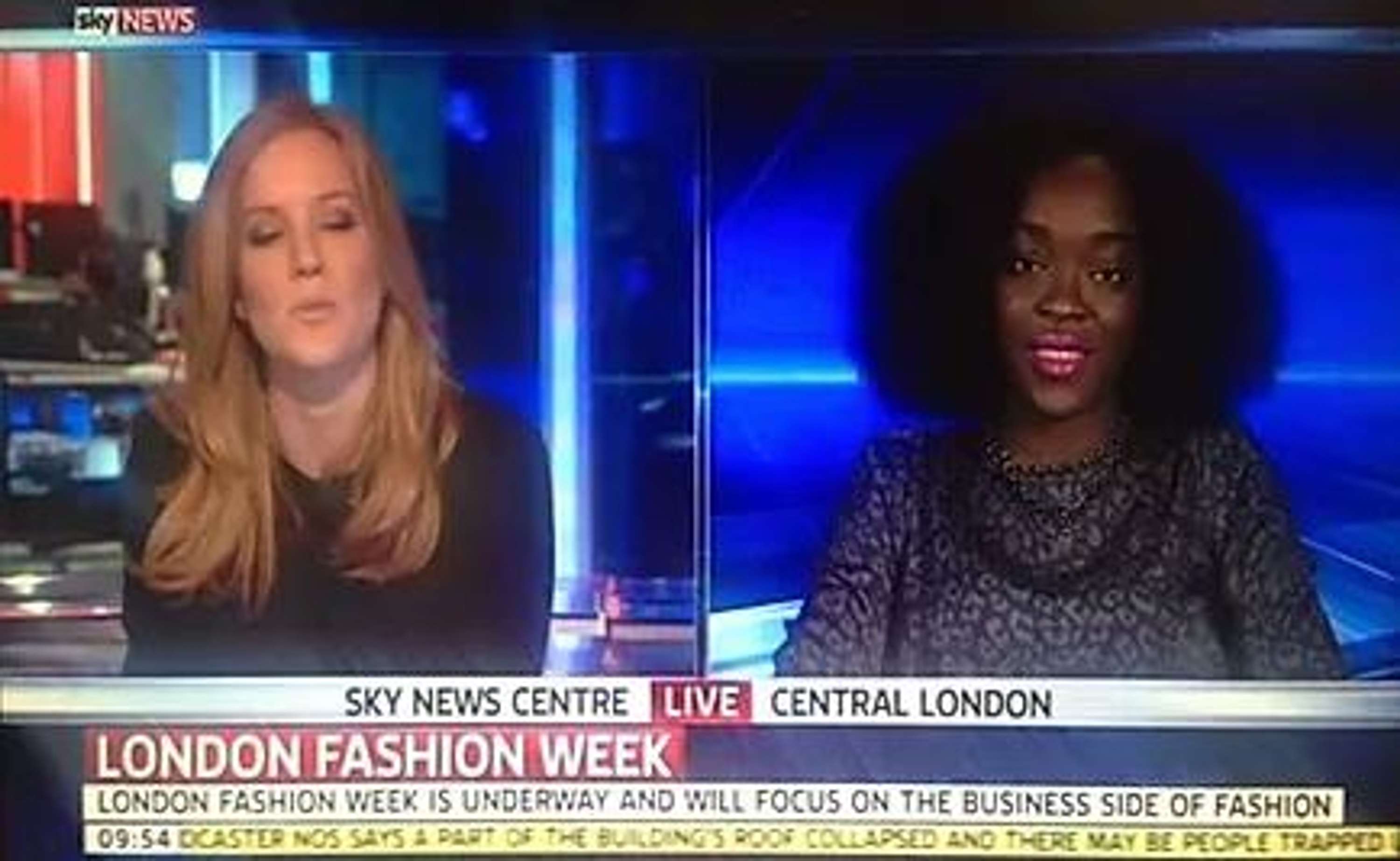 Sky News interview by KARINE LAUDORT