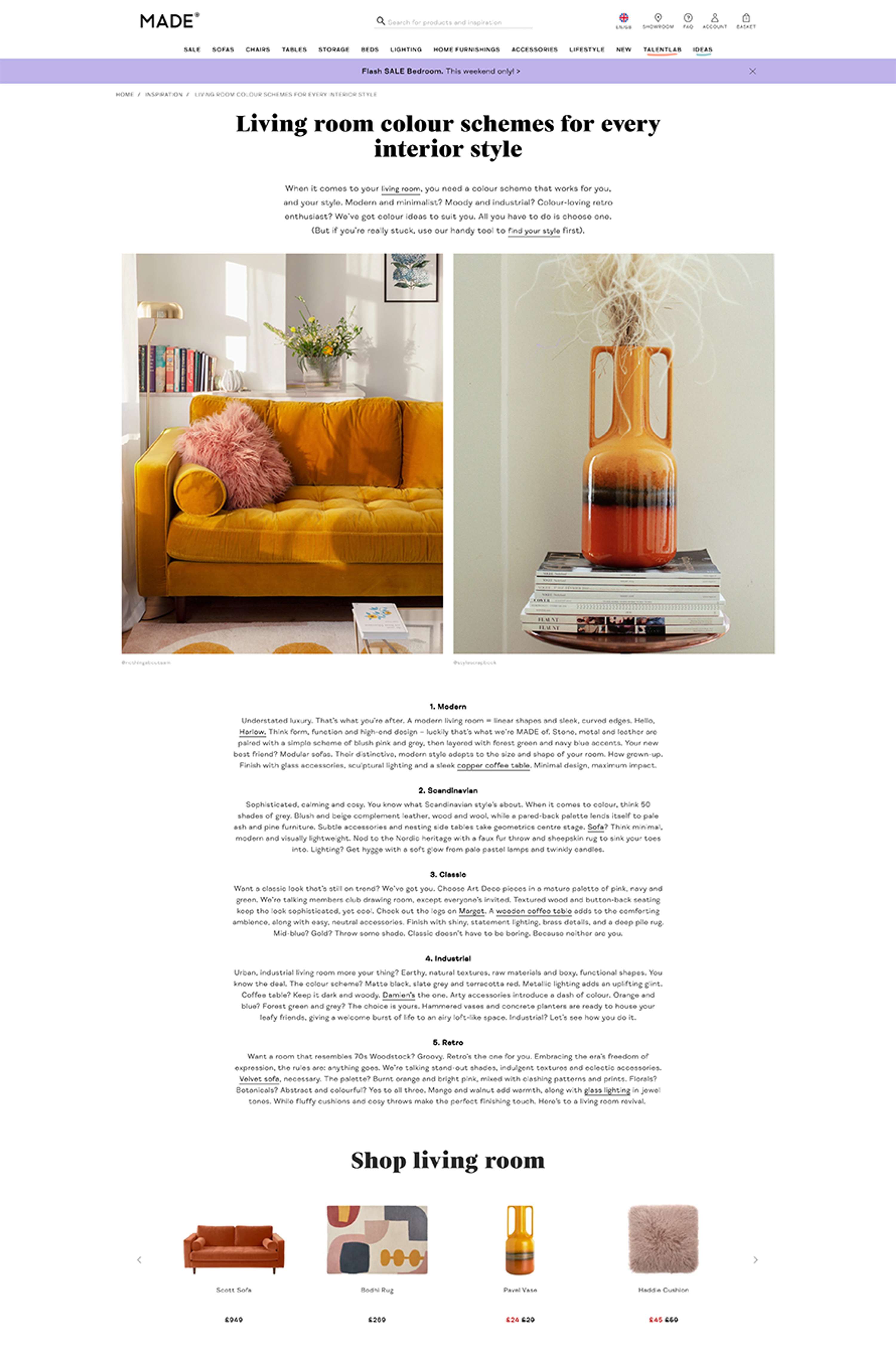 MADE.COM 'How to' SEO articles by Jessica Leggo