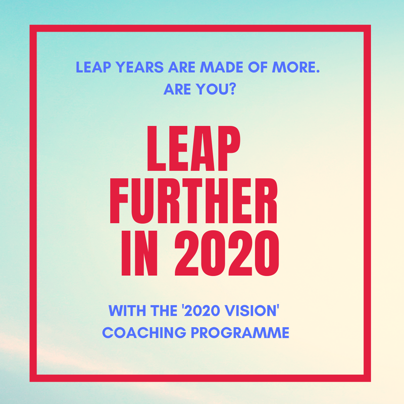January Coaching Programme:  Launch your 2020 vision by Dina Grishin Coaching