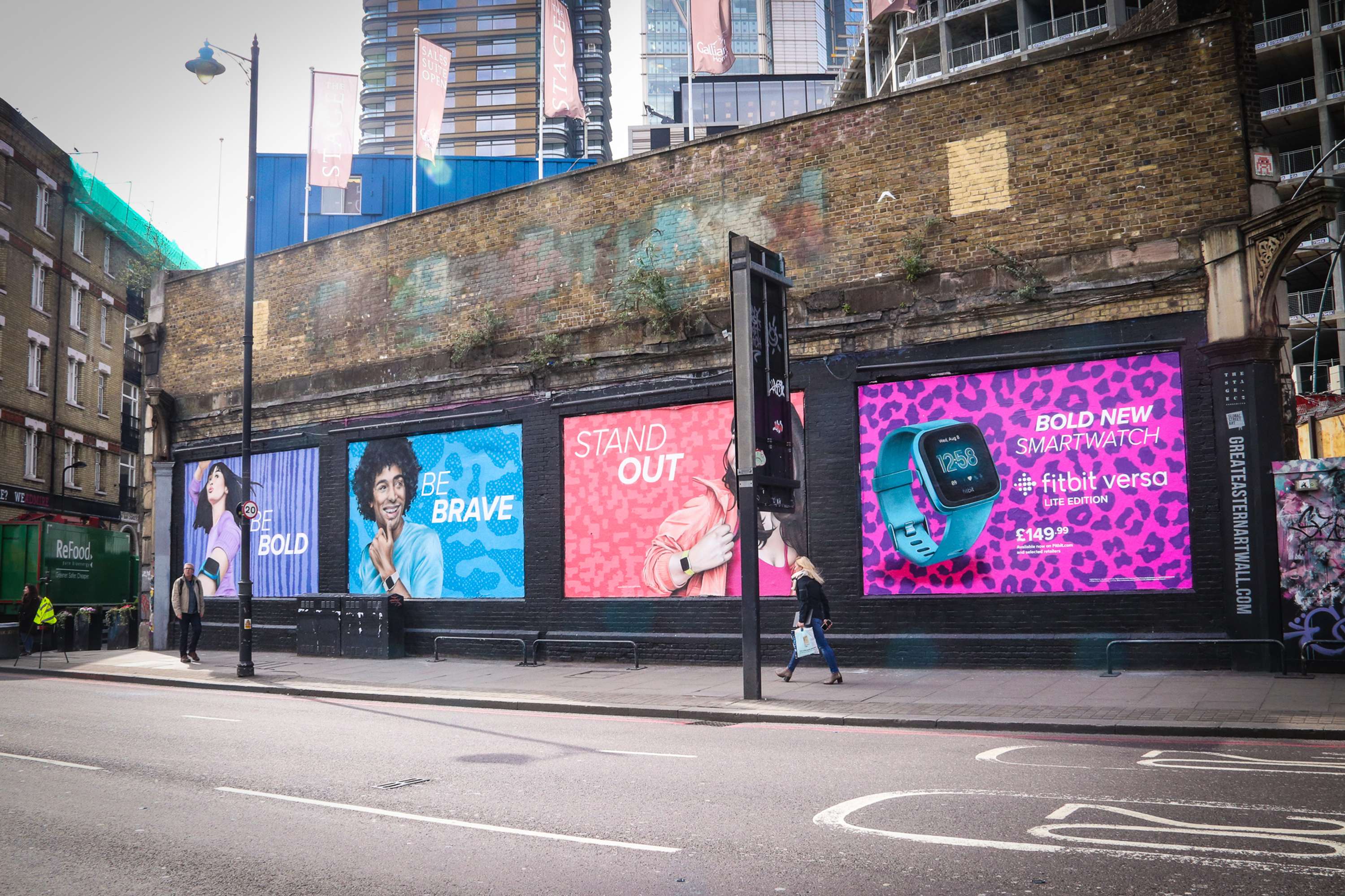 FitBit #FitbitVersaLite by Global Street Art