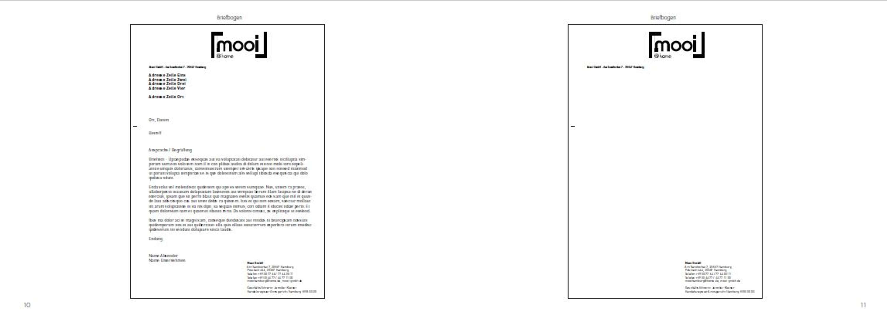Corporate Identity Design Manual Layout by Jennifer Kleiner