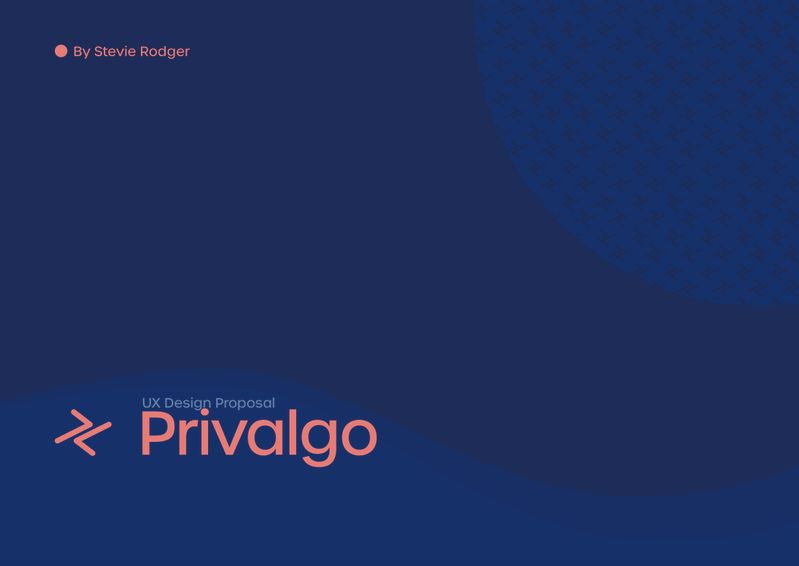 Privalgo UX redesign proposal by Stevie Rodger