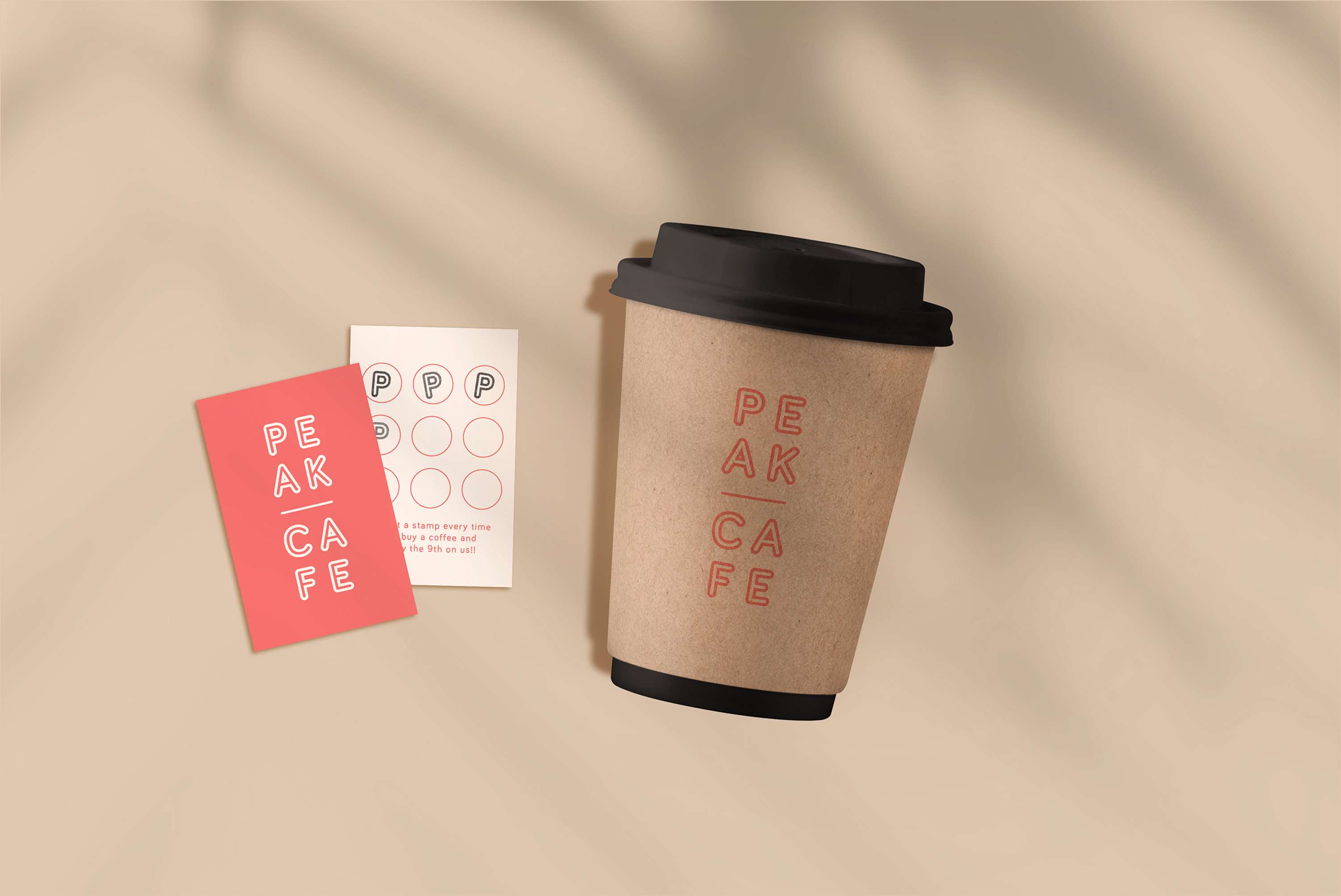 Peak Cafe Branding by paul webb