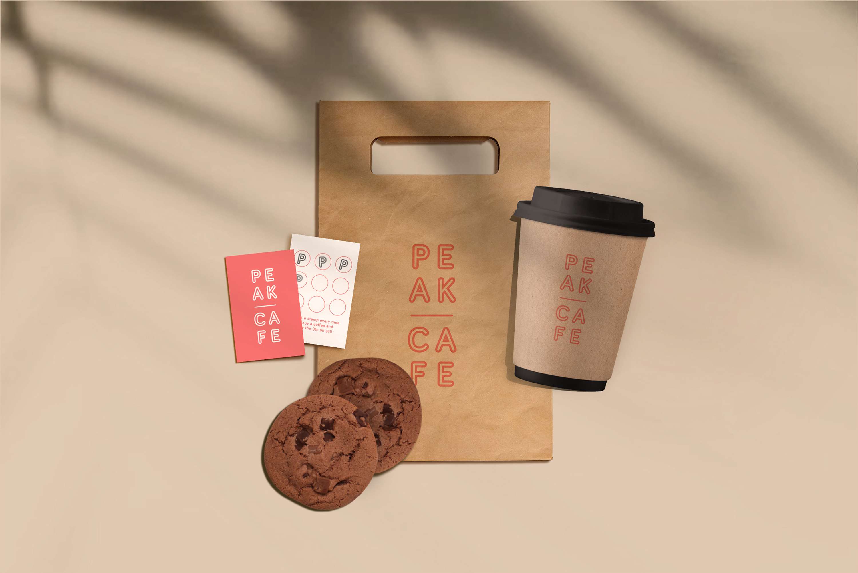 Peak Cafe Branding by paul webb