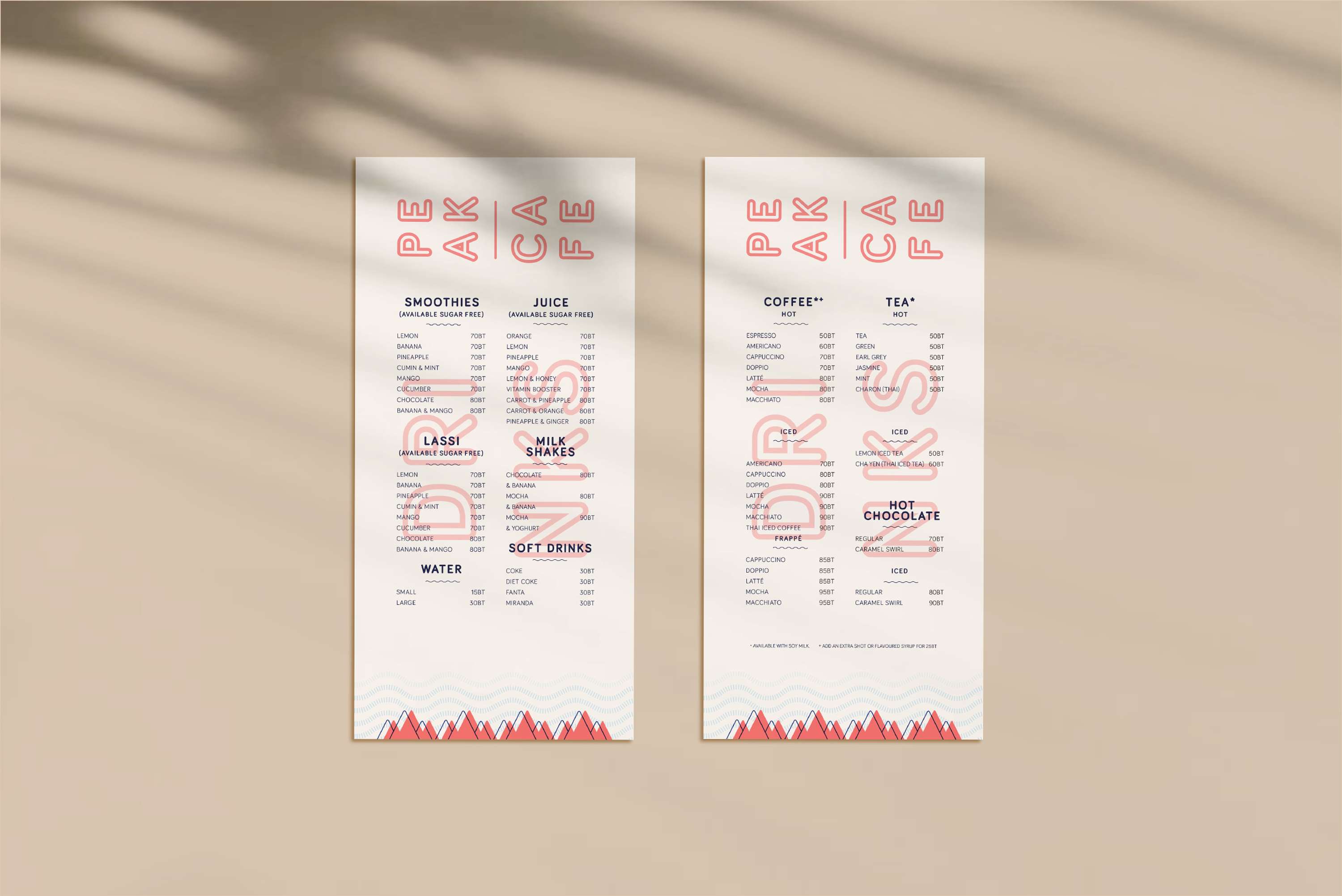 Peak Cafe Branding by paul webb