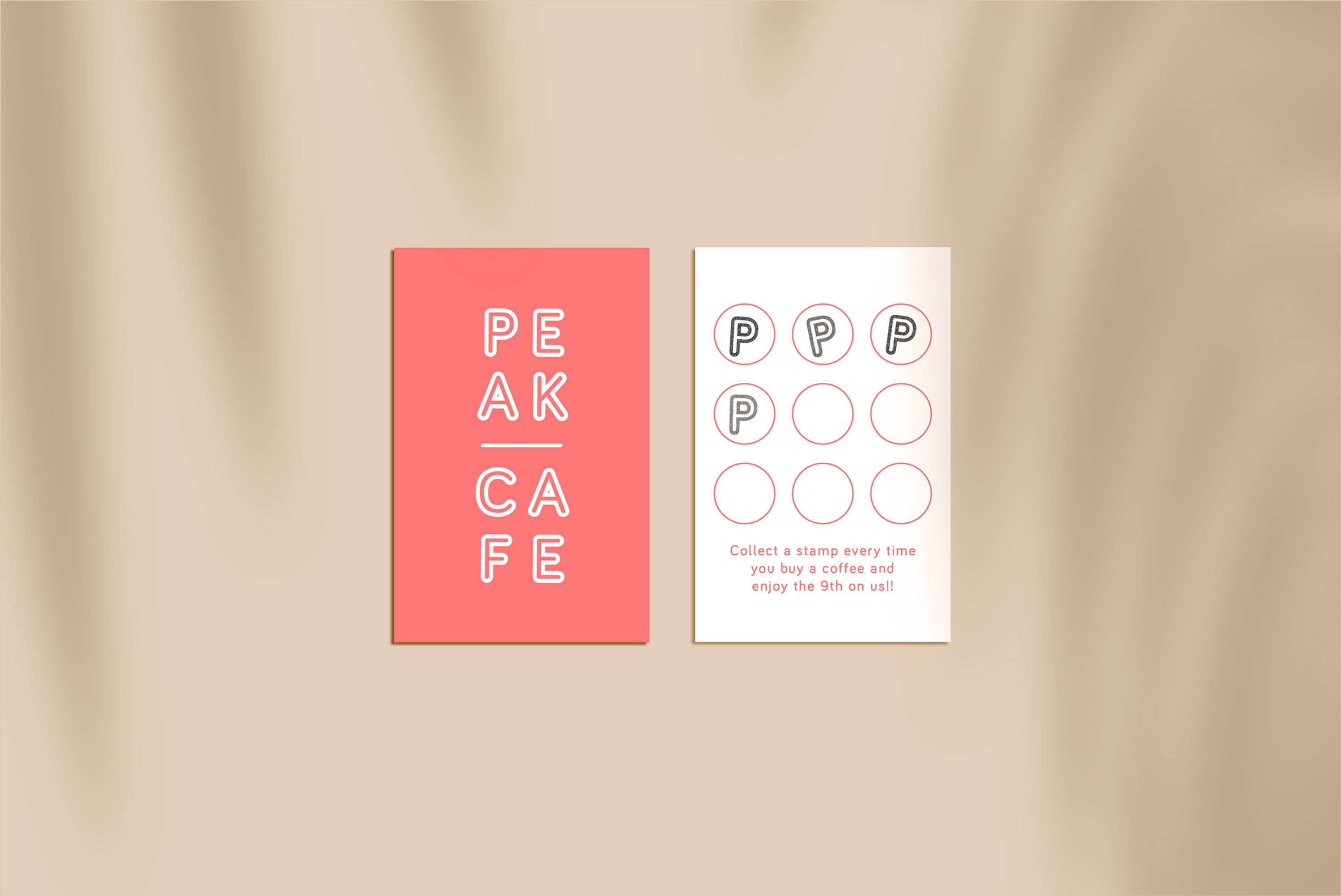Peak Cafe Branding by paul webb