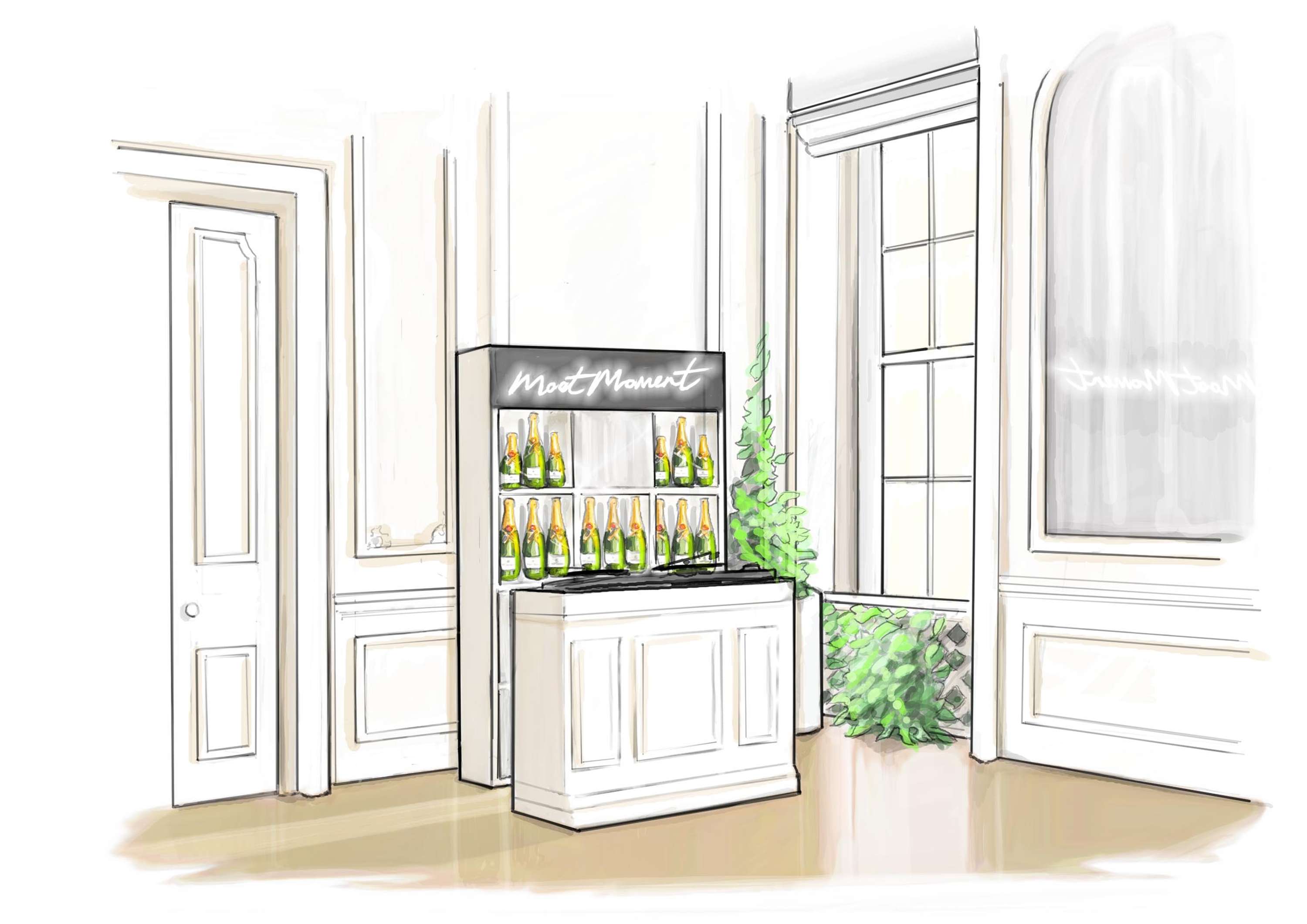 MOET & CHANDON / SUMMER HOUSE > Visualisations for event by Darren Arcanjo
