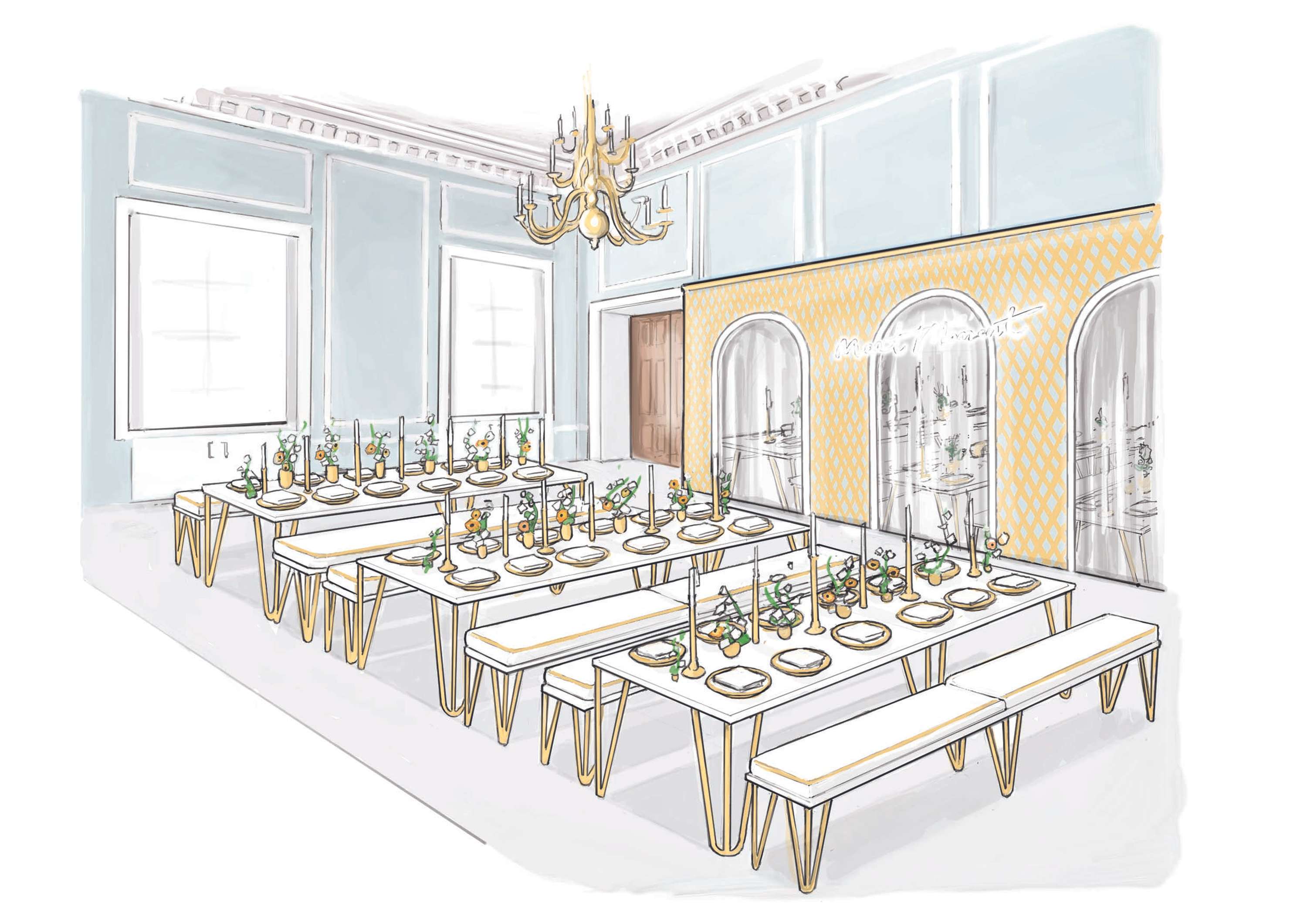 MOET & CHANDON / SUMMER HOUSE > Visualisations for event by Darren Arcanjo