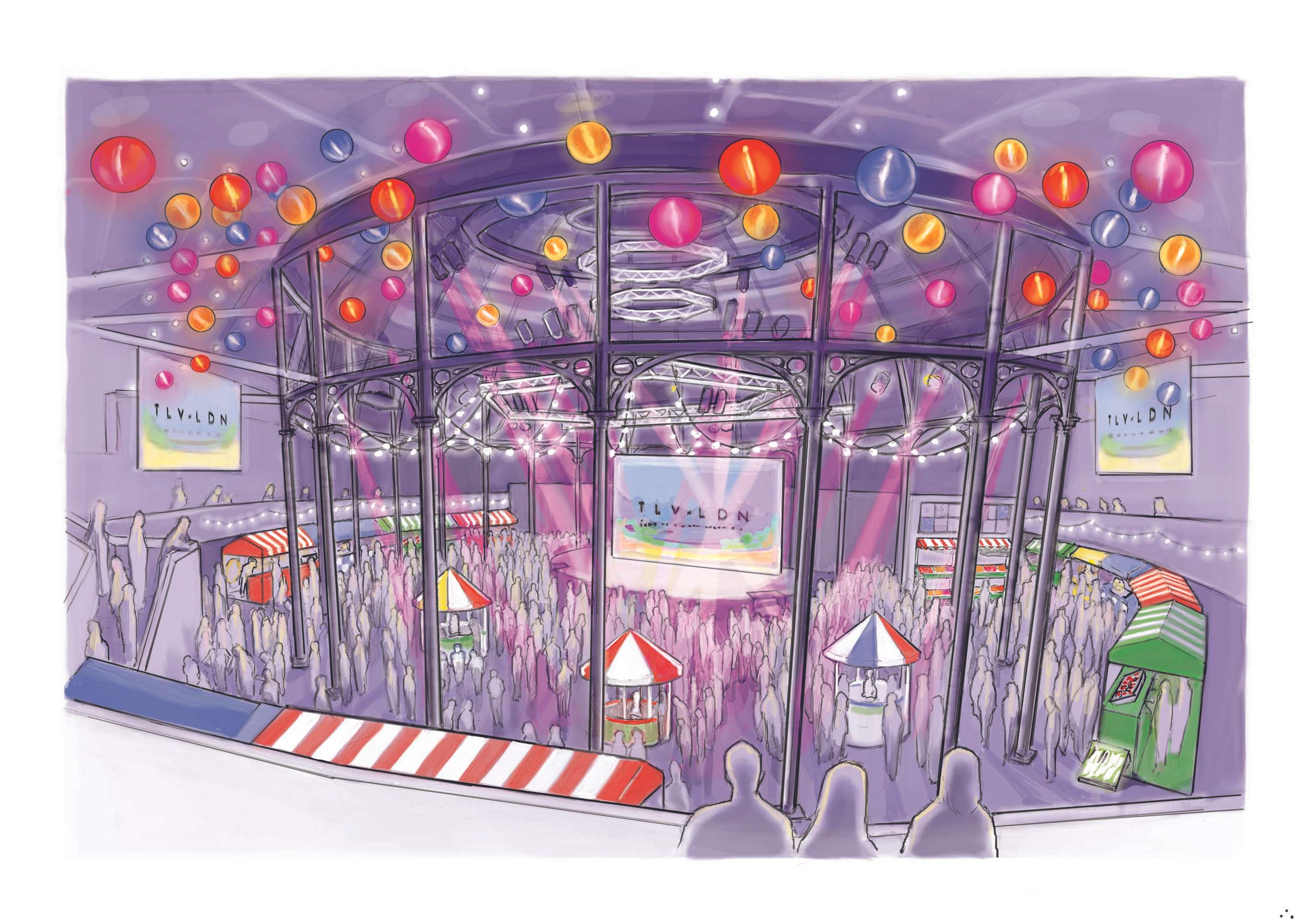 TLV.LDN @ ROUNDHOUSE > Visualisation for PR campaign by Darren Arcanjo