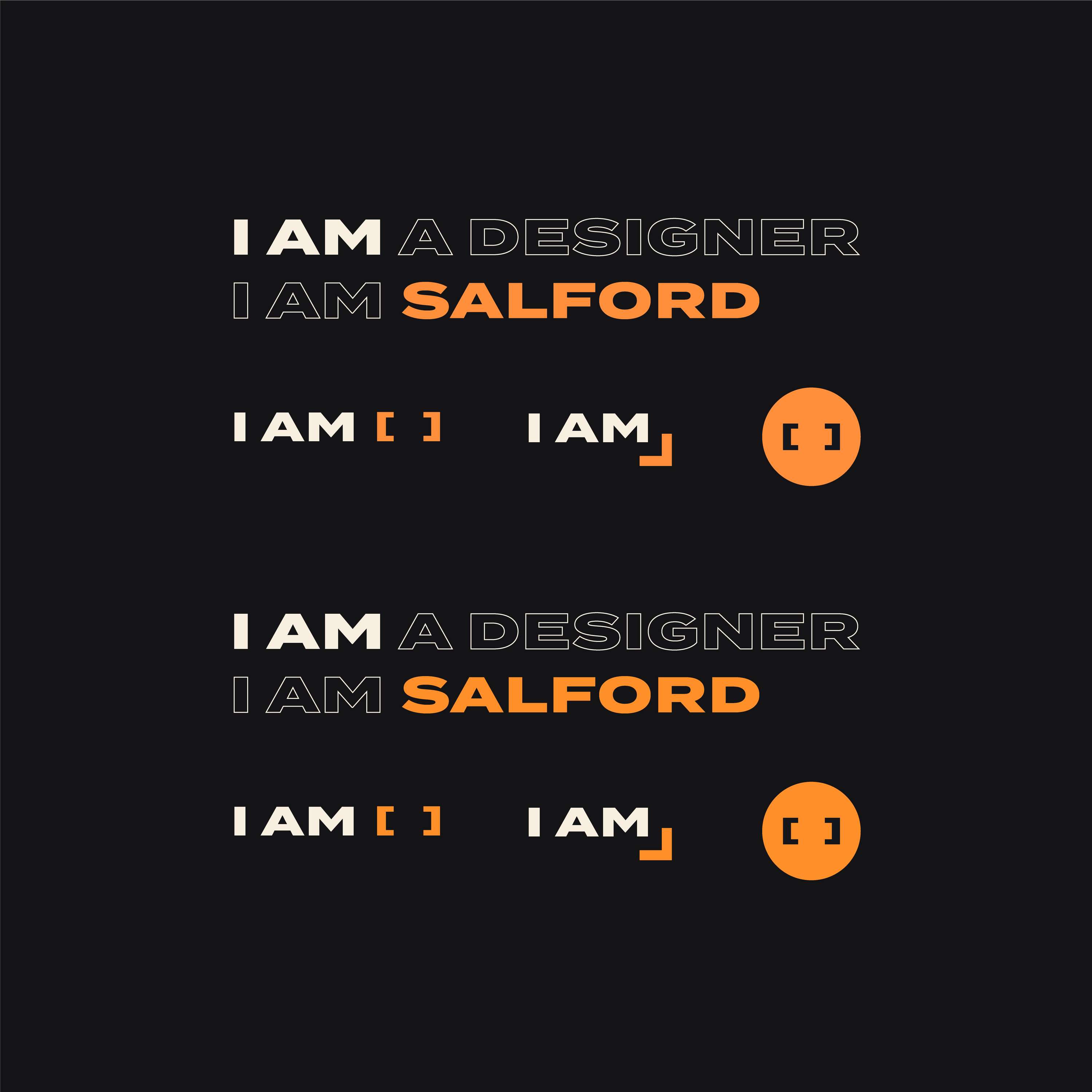 'I AM SALFORD' Branding Project by Hannah Kirkland