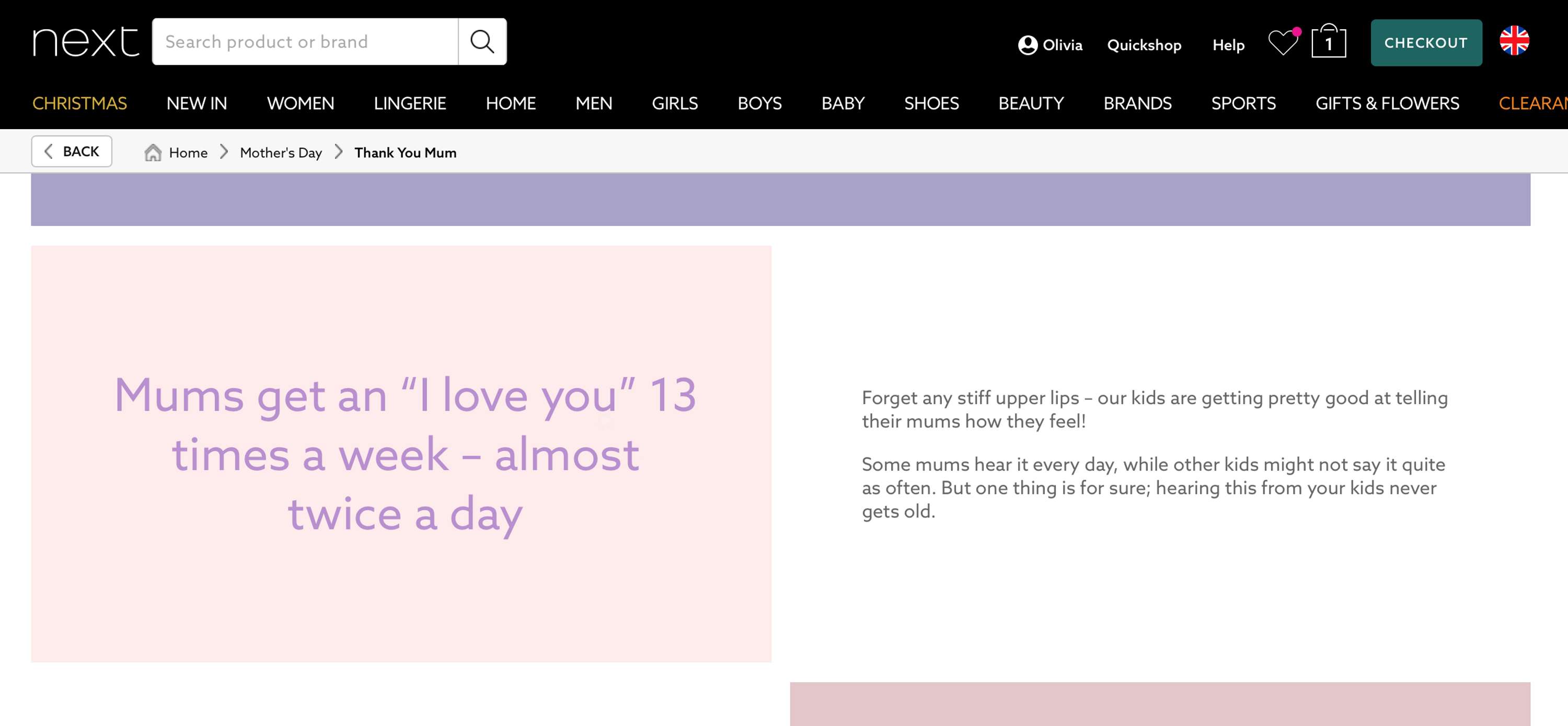 Next: IOU Mum by Olivia Thomson