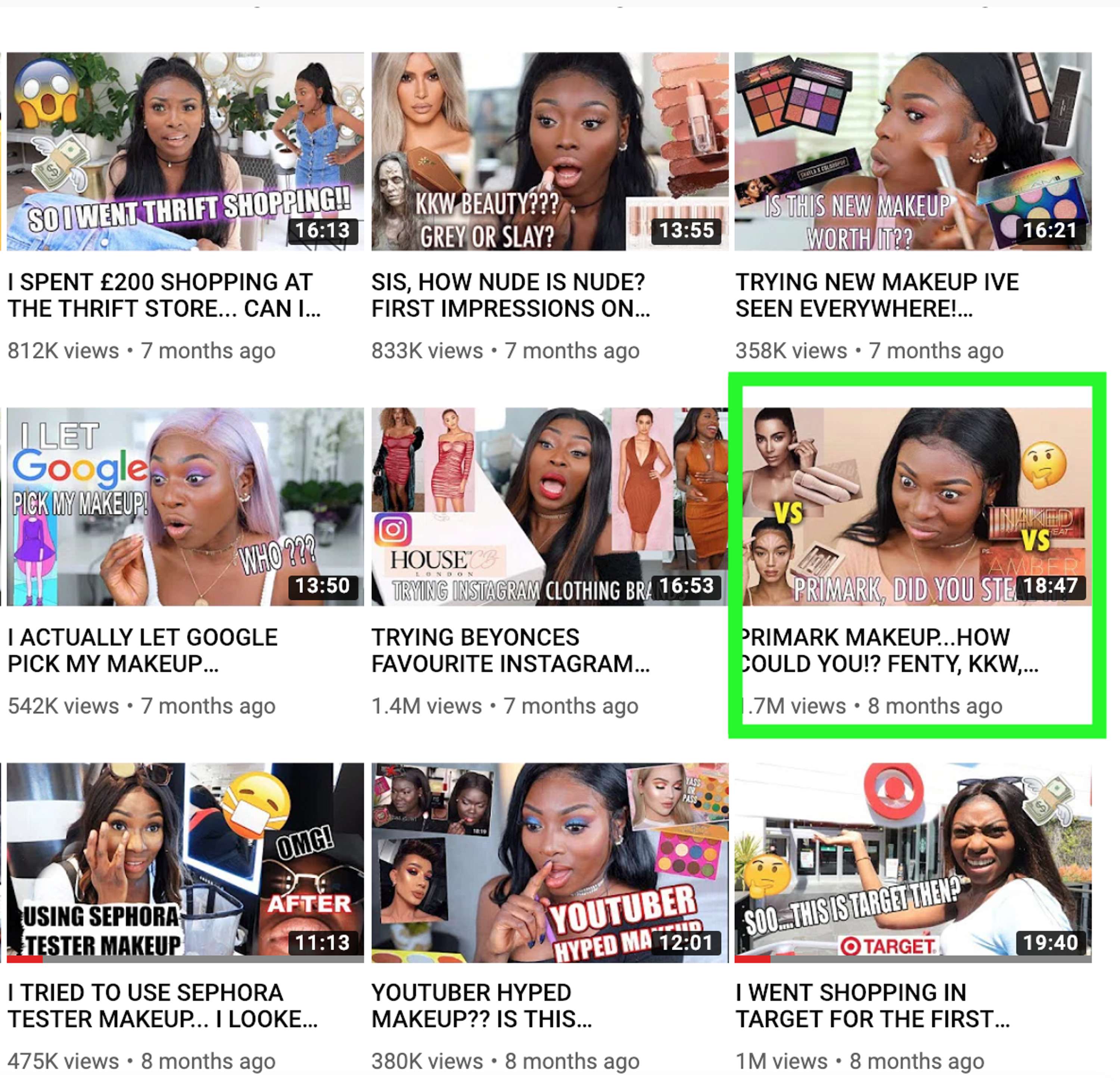 Youtube Video Concept Creation by Lydia Dawson