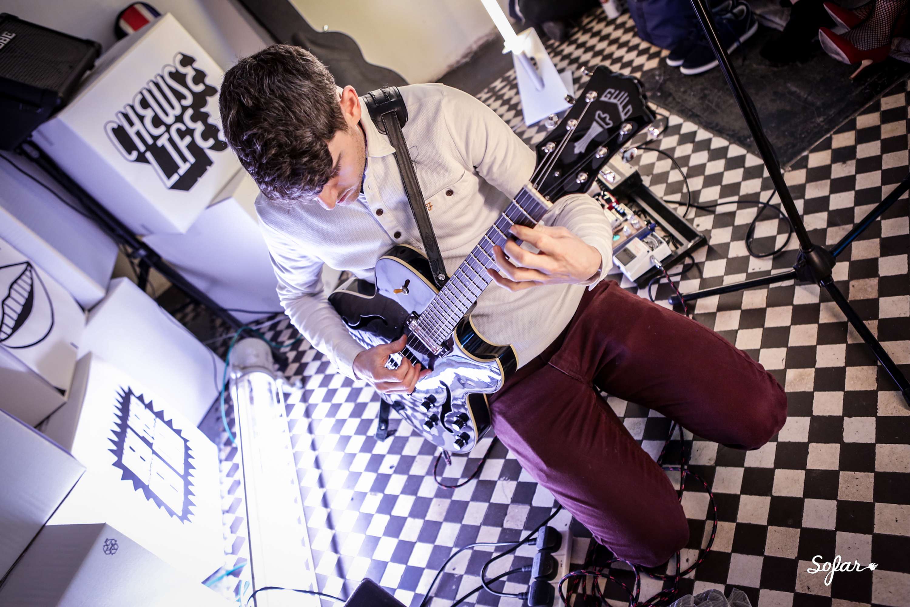 Sofar Sounds and Blockhead Pop-up by Austėja Gud