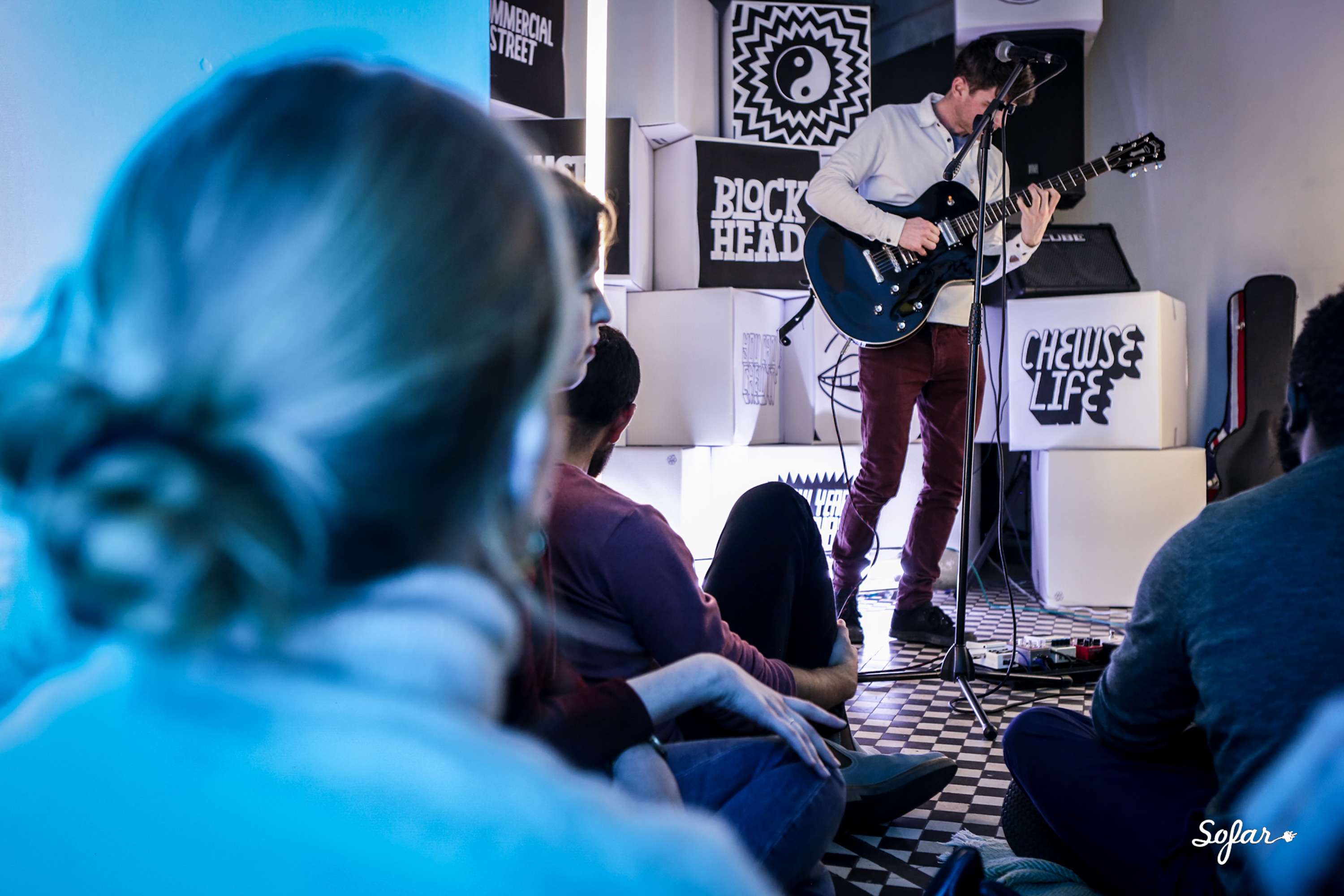 Sofar Sounds and Blockhead Pop-up by Austėja Gud