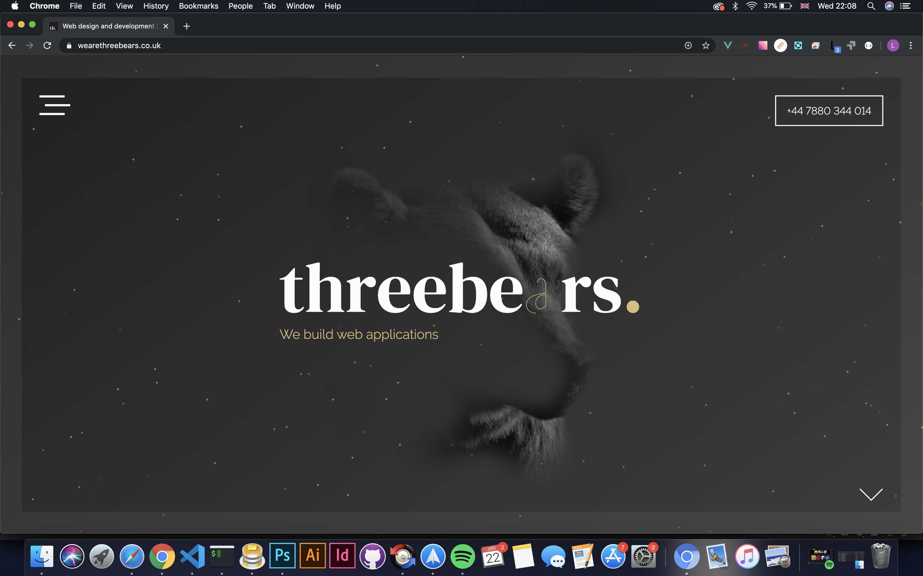 Three Bears website - Phase 1 by Liam Hall
