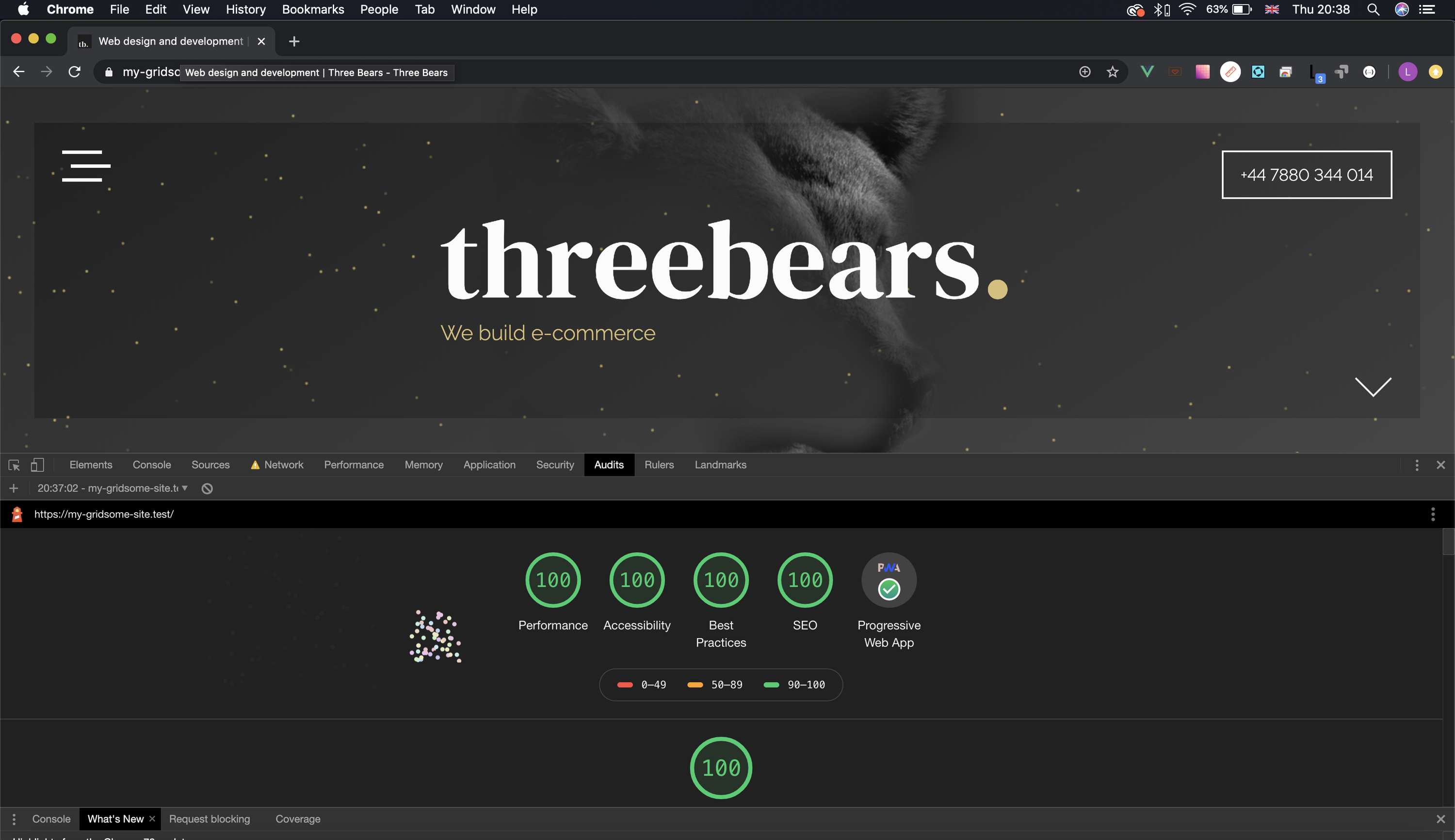 Three Bears website - Phase 1 by Liam Hall