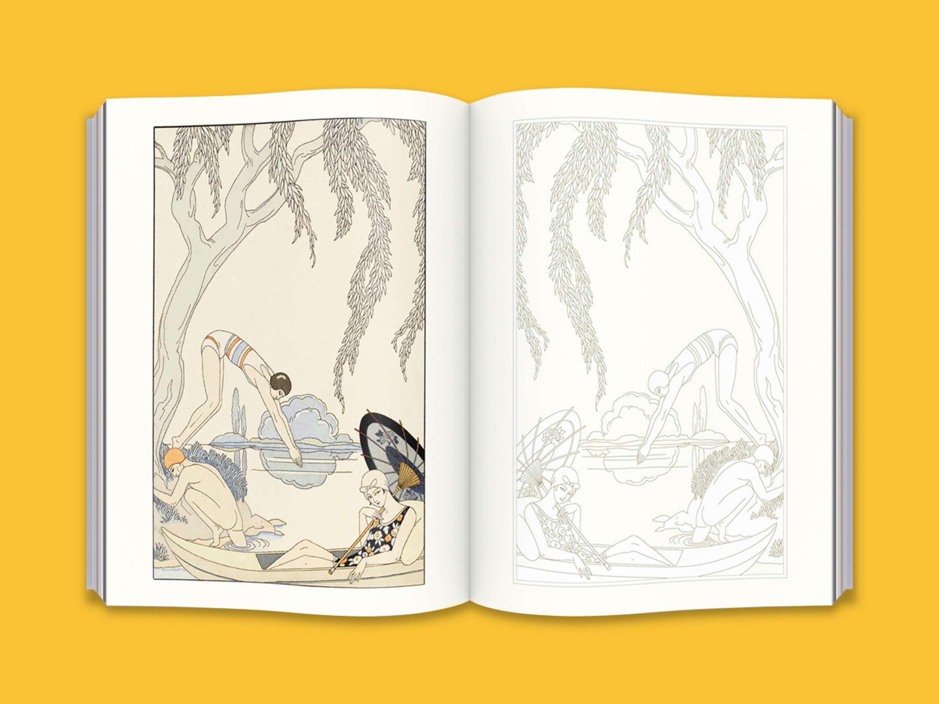 V&A Colouring Books by Emilia Buggins