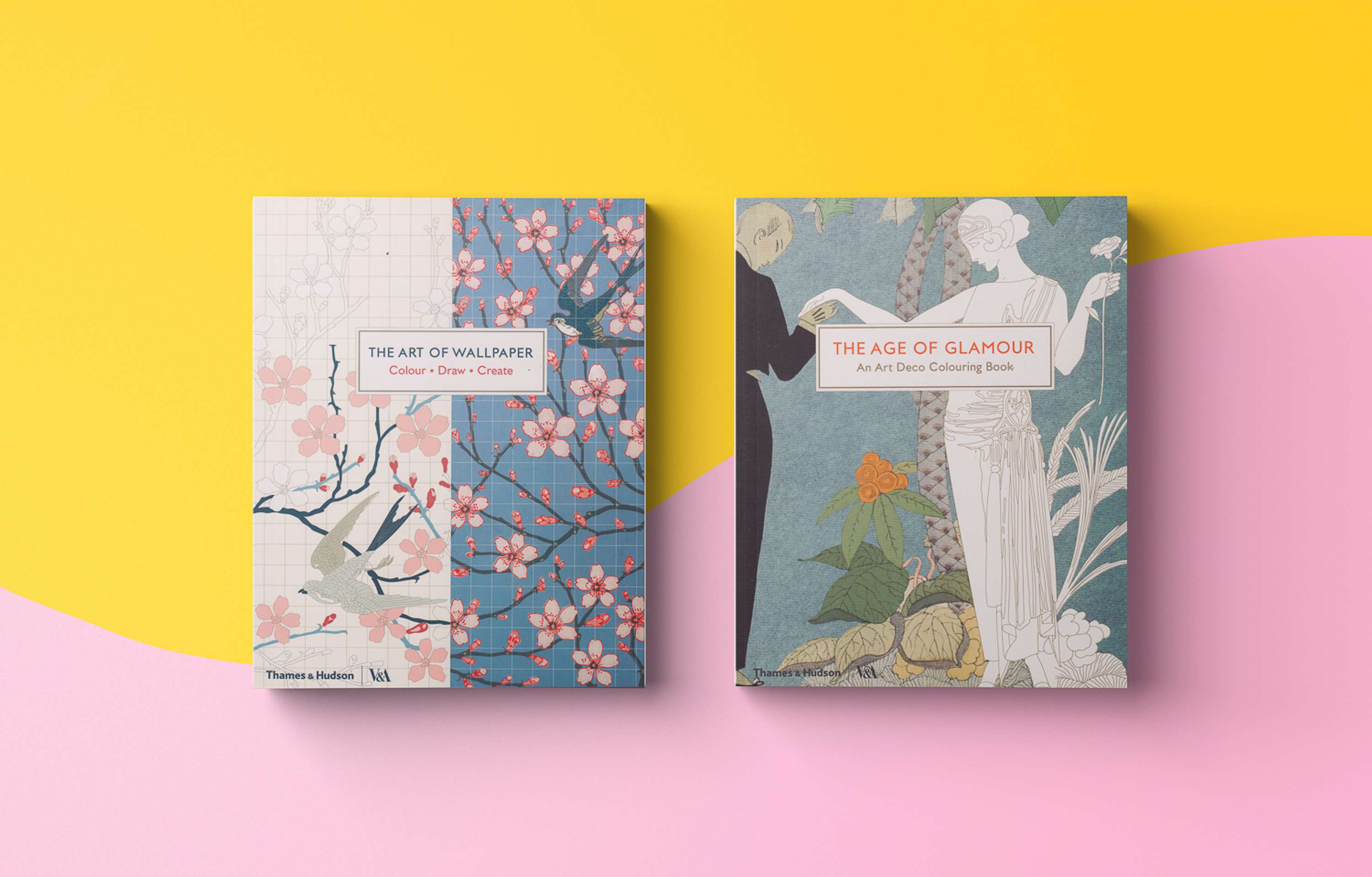 V&A Colouring Books by Emilia Buggins