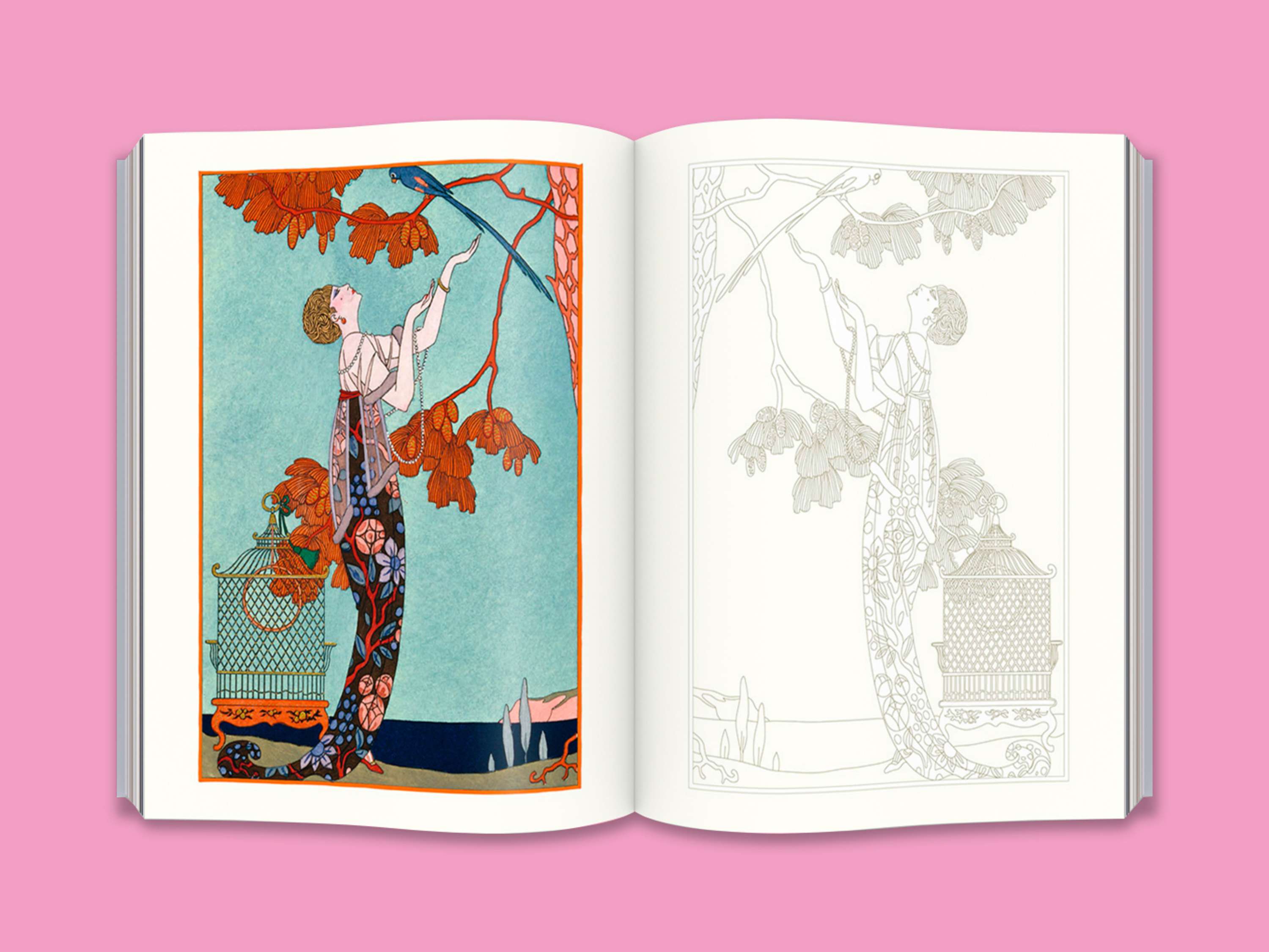 V&A Colouring Books by Emilia Buggins