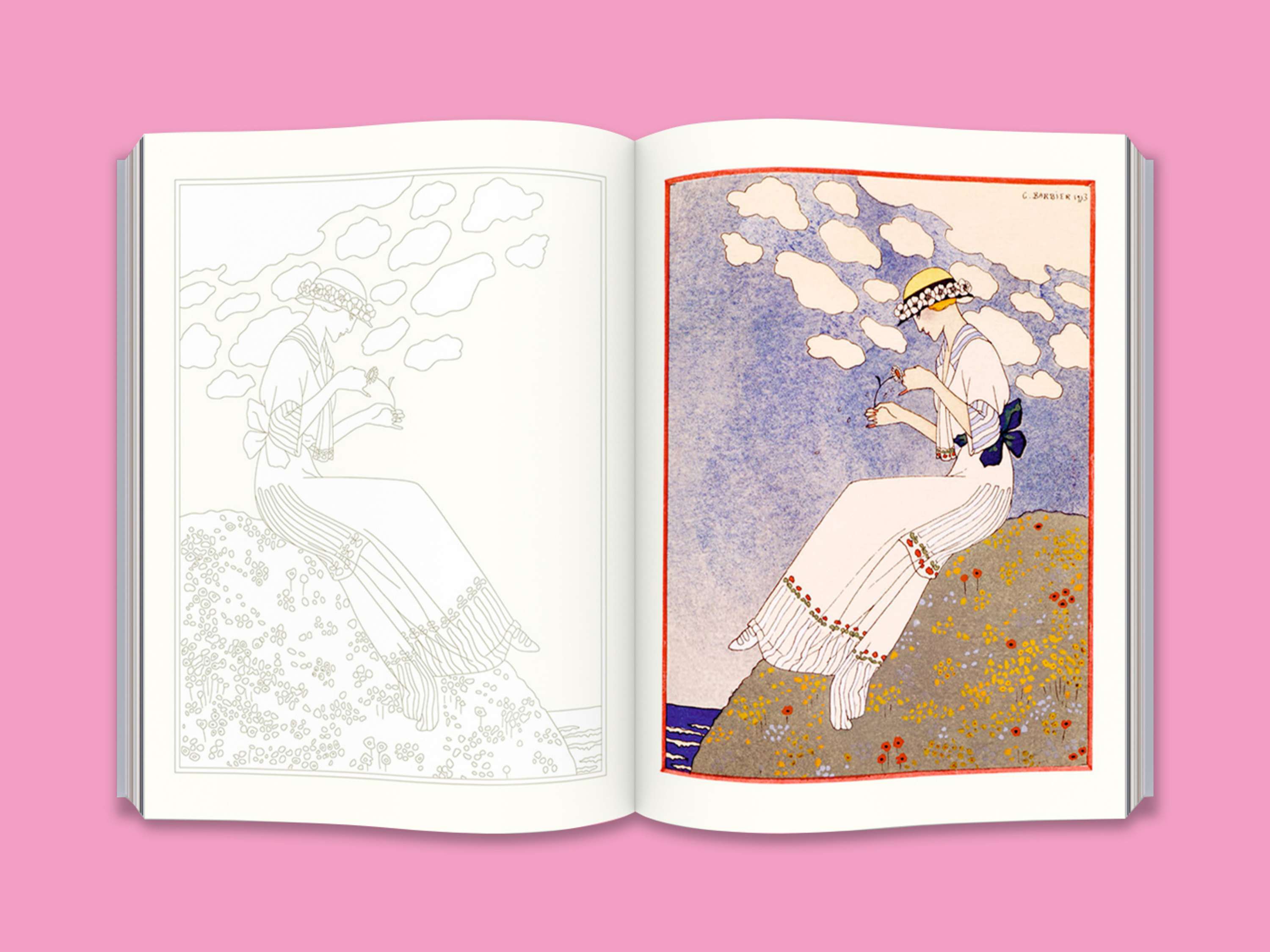 V&A Colouring Books by Emilia Buggins