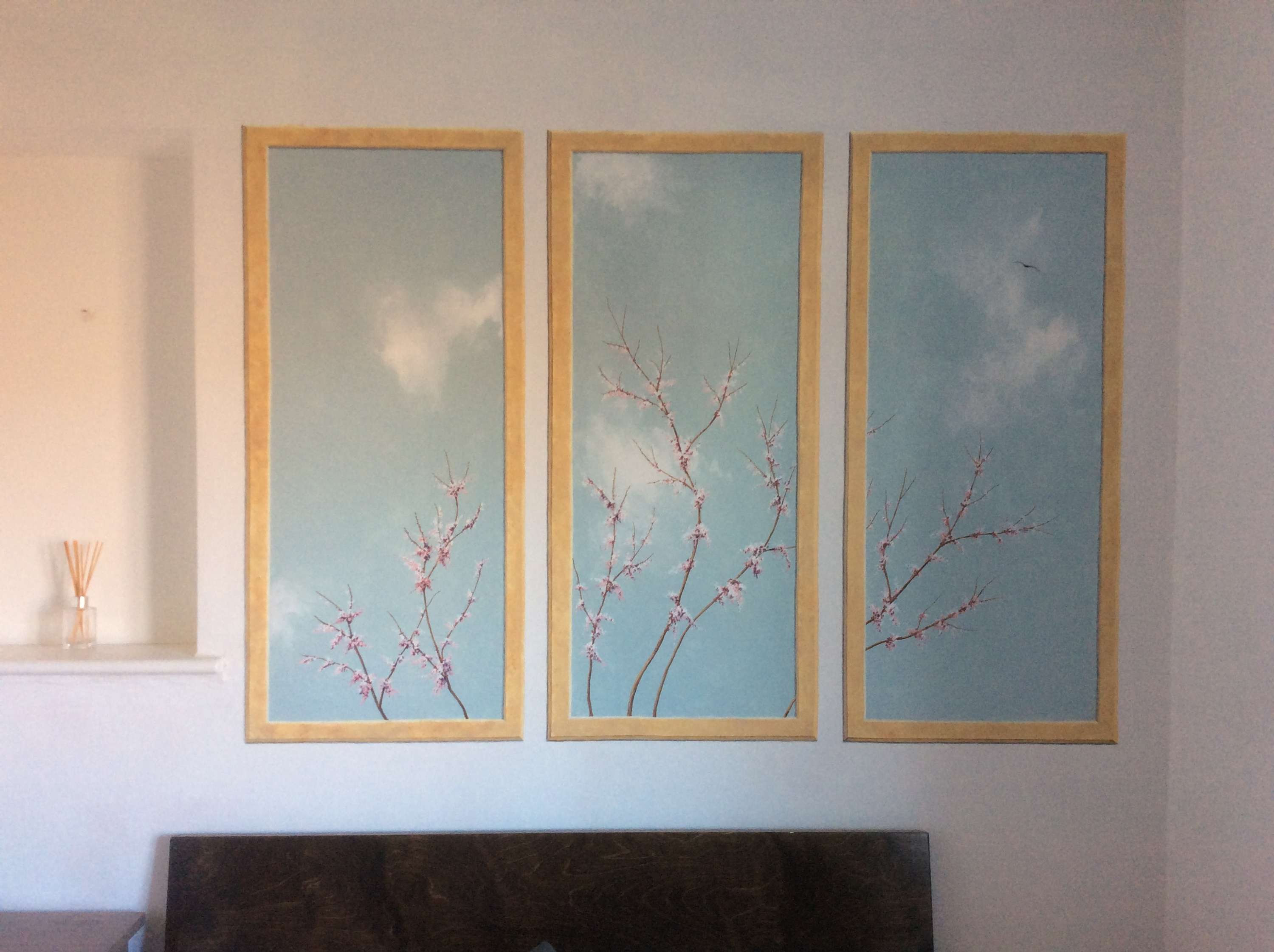 Three windows mural by Jo Swannell