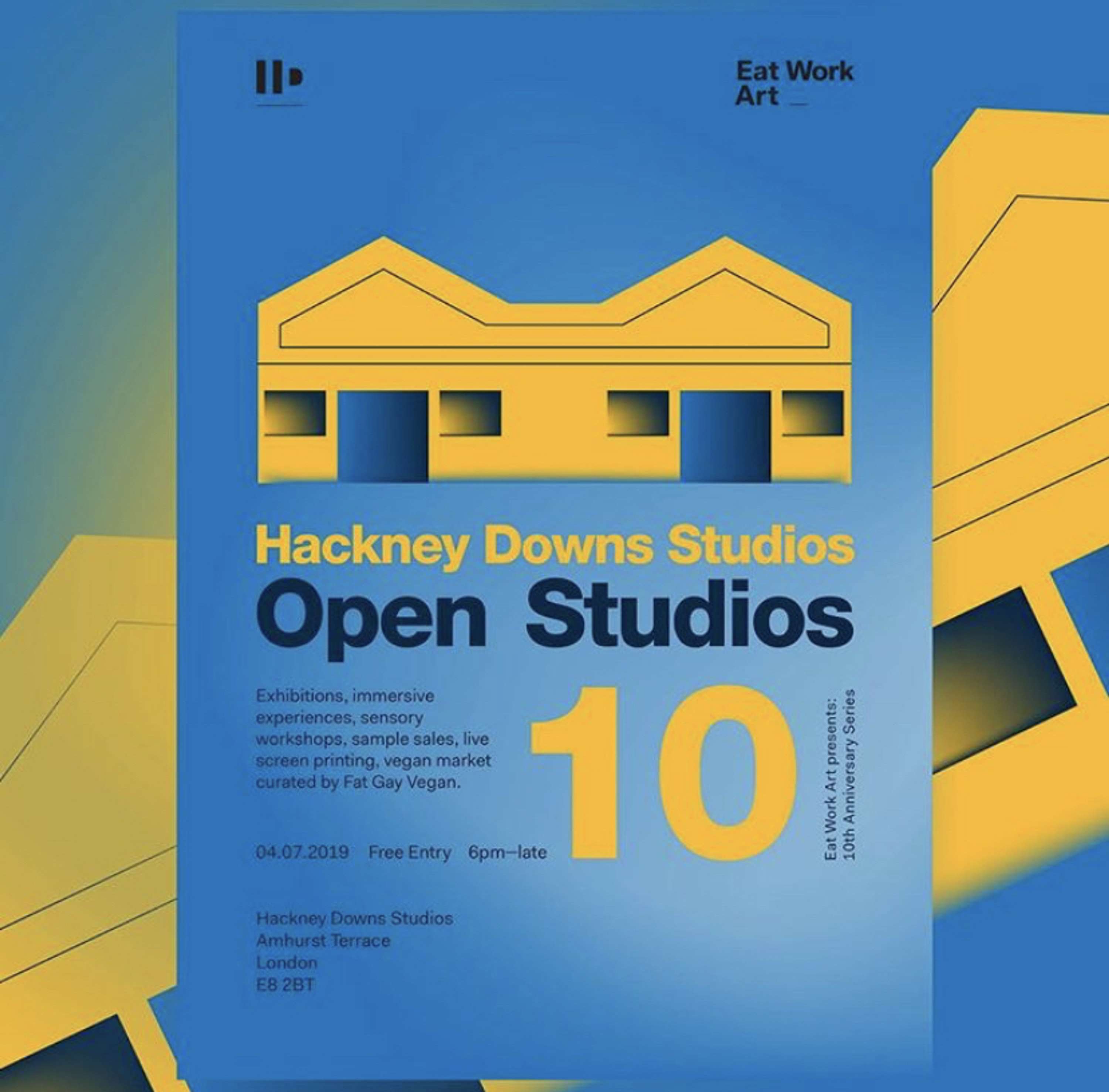 Marketing Manager for Hackney Downs Studios Open Studios 2019 by Rowena Soons