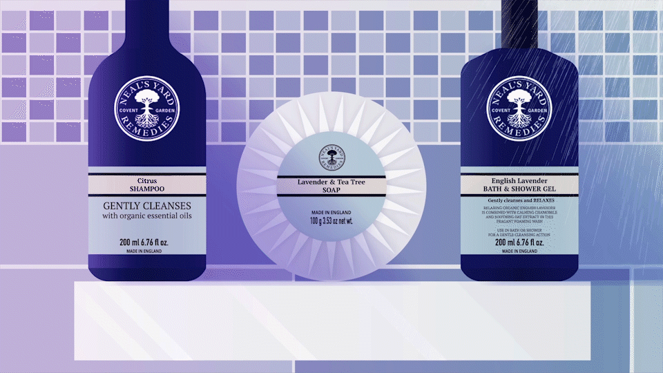 Neals Yard Remedies Motion Graphics by Jay Baulch