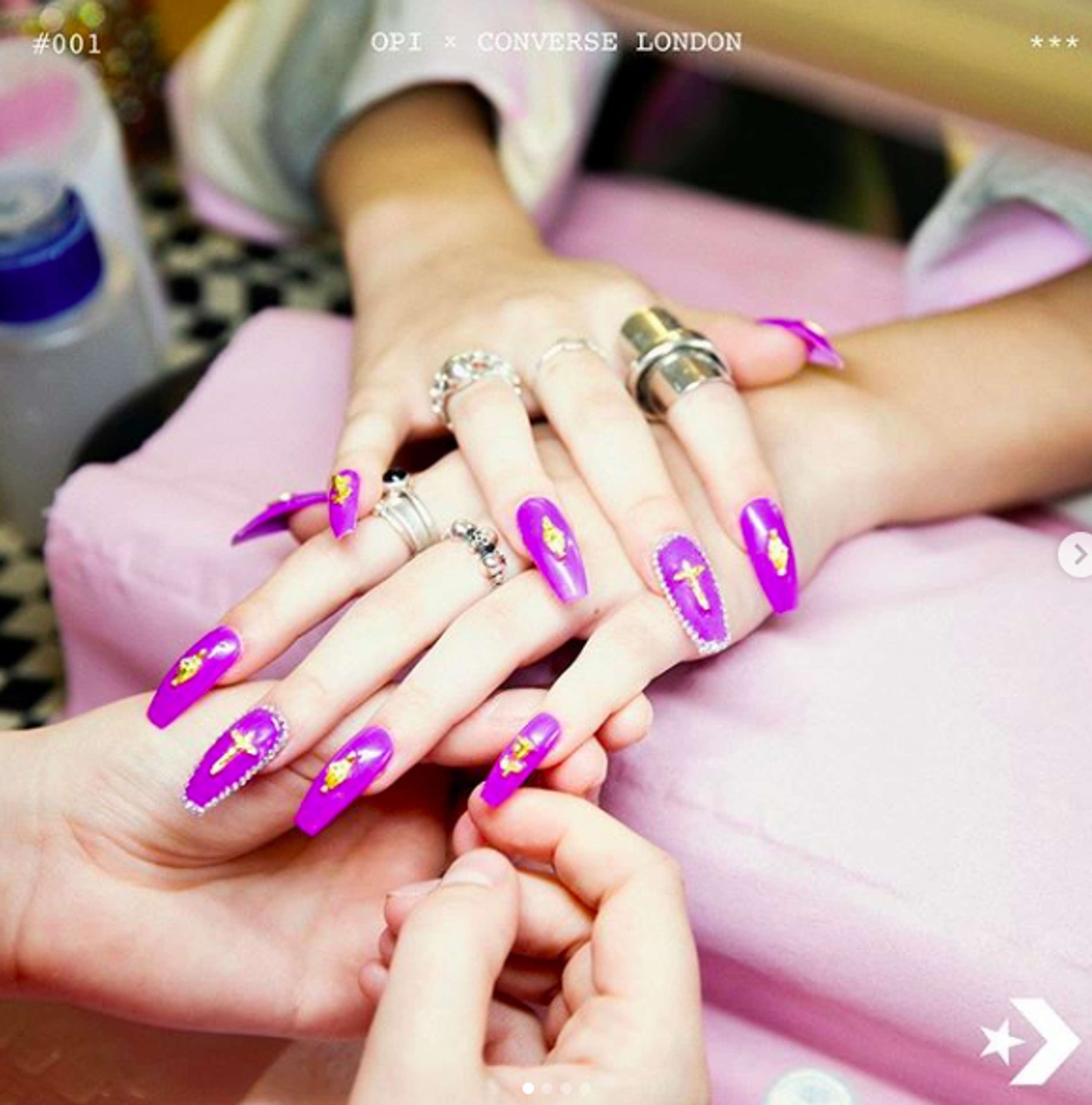 FUEGO Nails Introducing Converse X OPI Collaboration by Natasha Blake