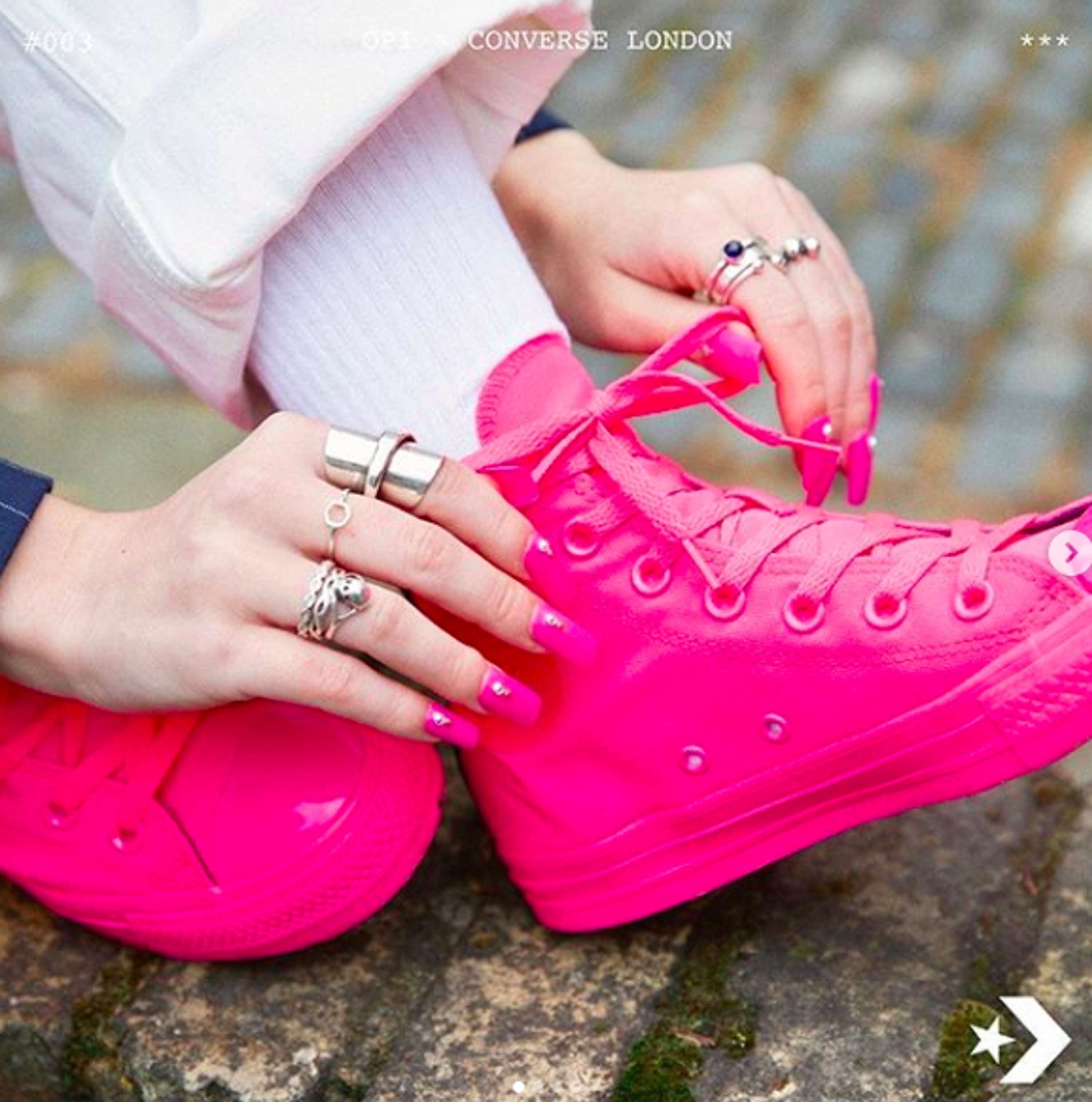 FUEGO Nails Introducing Converse X OPI Collaboration by Natasha Blake