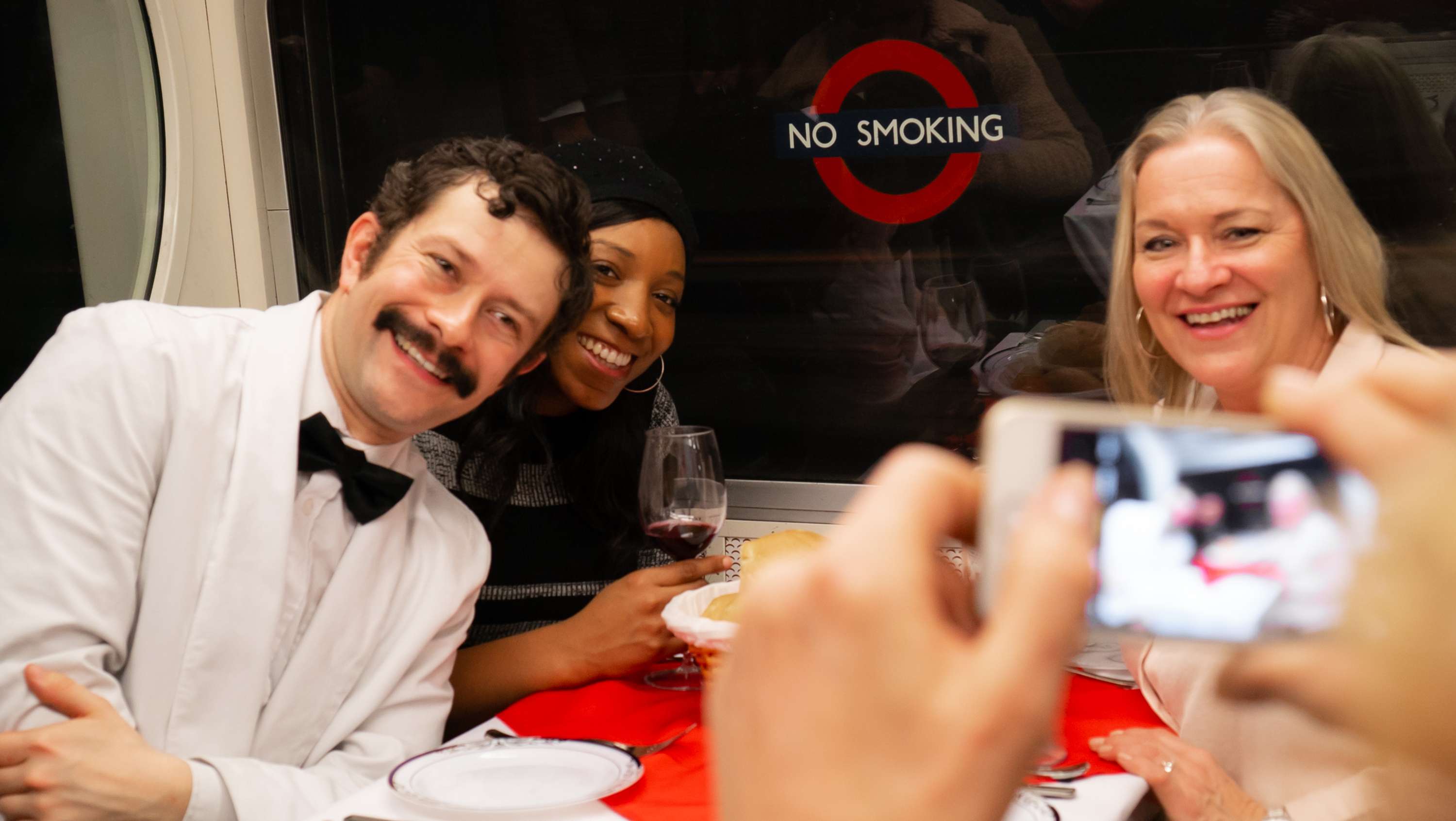 Faulty Towers Dining: Causing havoc on the Bakerloo line by Grace State