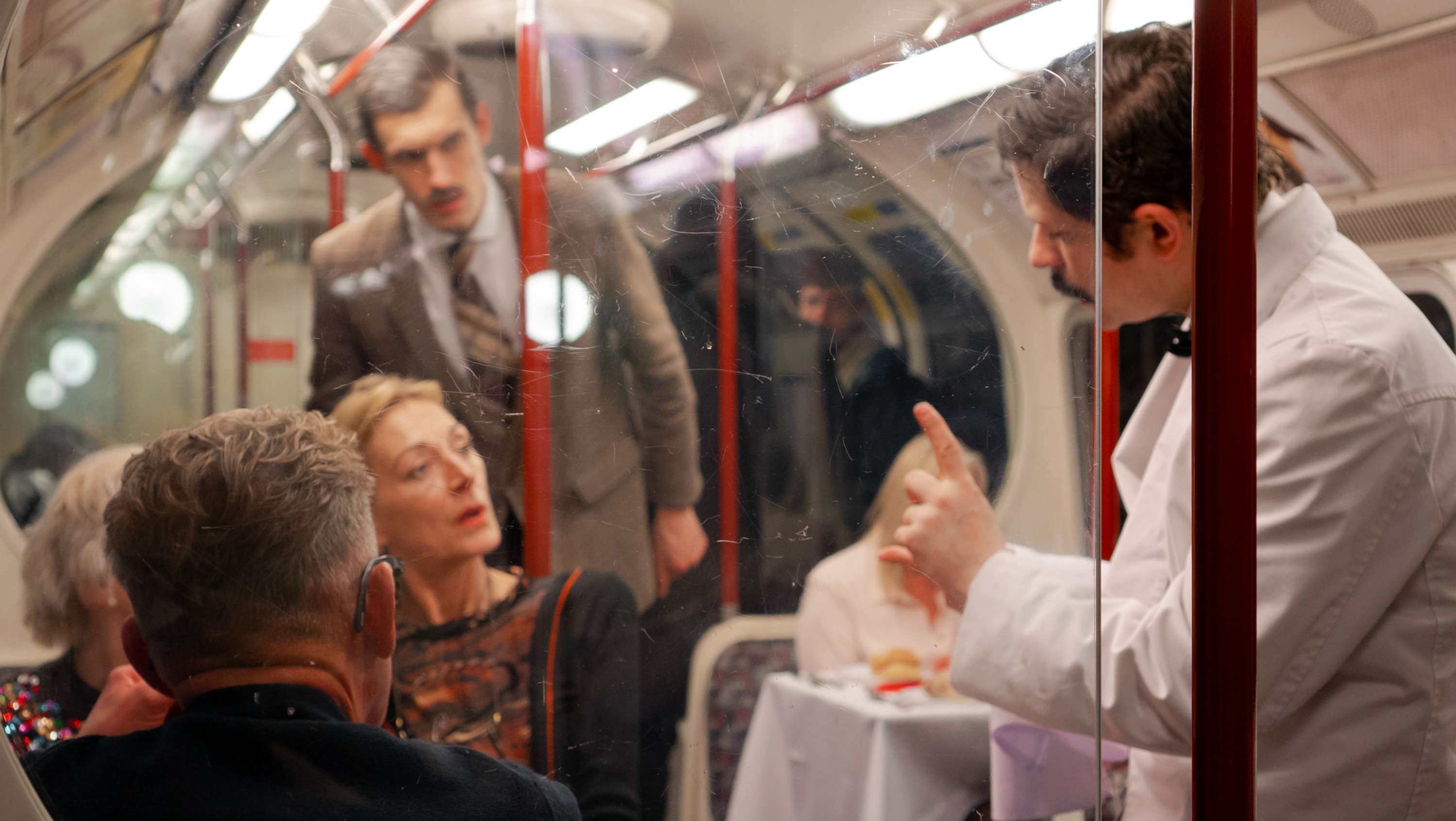 Faulty Towers Dining: Causing havoc on the Bakerloo line by Grace State