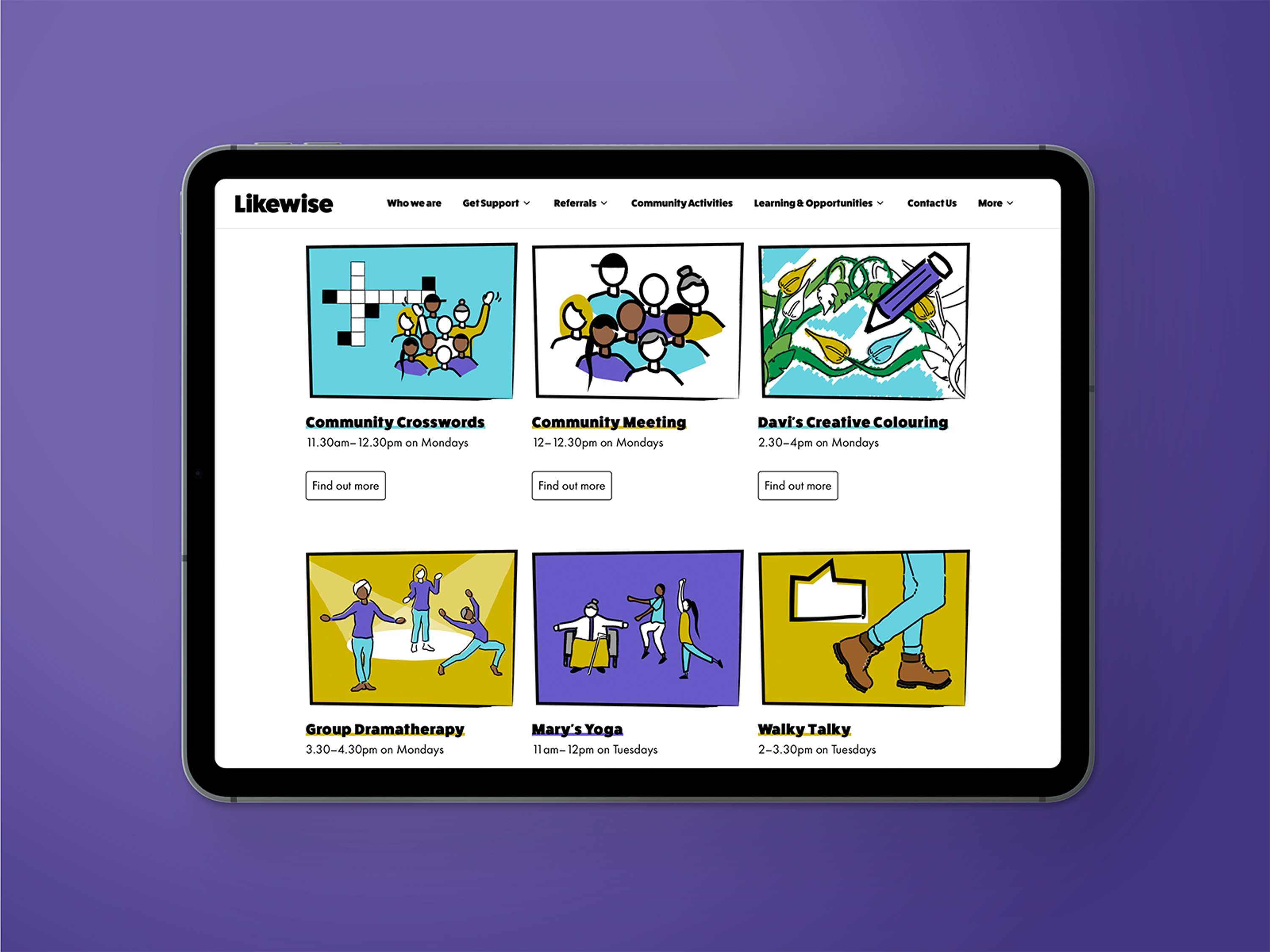 Likewise – Event Publicity by Jeremy Harding