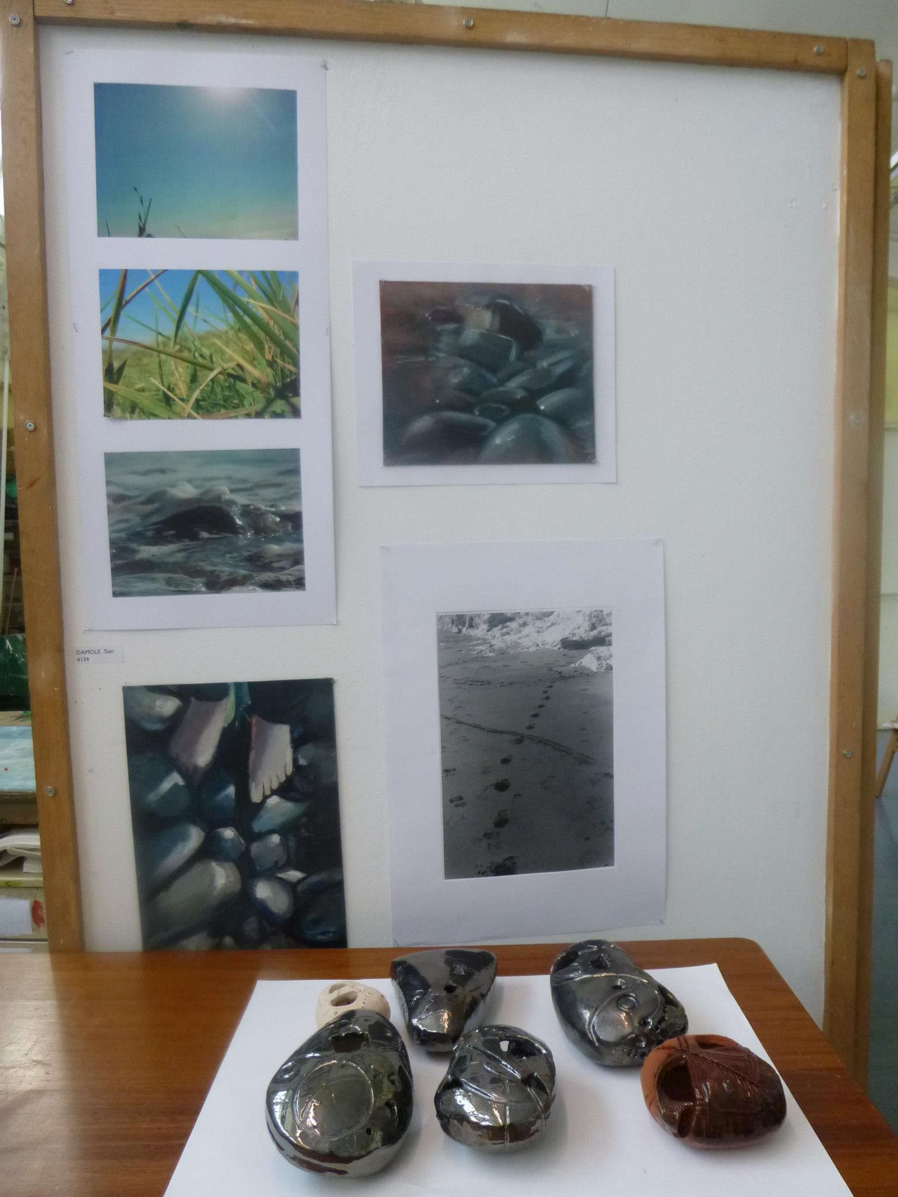 Some of my work in Colfe's displayed for the art show (2011/2012) by S Londinium