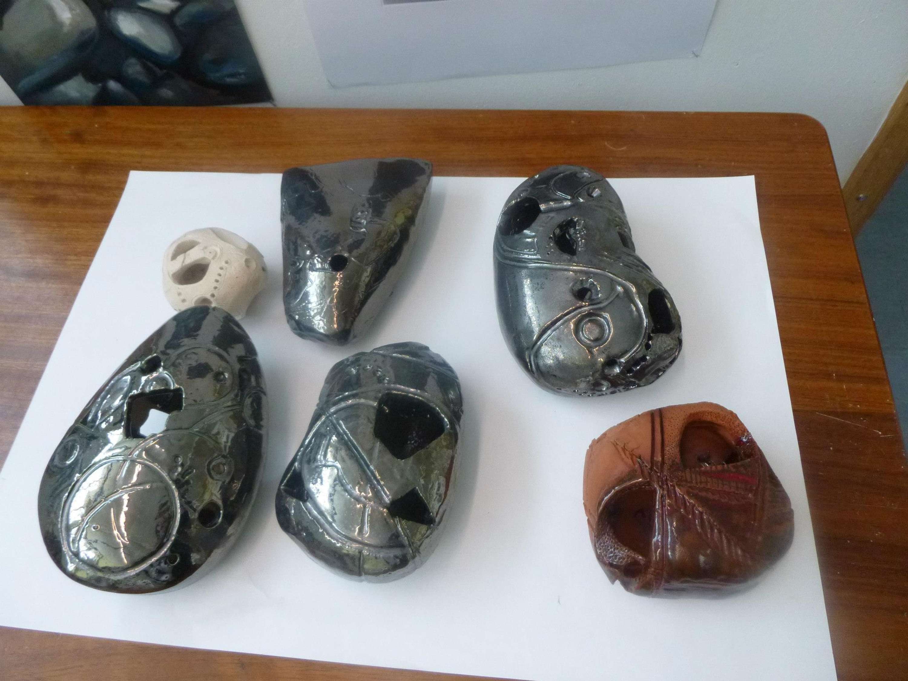 Some of my work in Colfe's displayed for the art show (2011/2012) by S Londinium